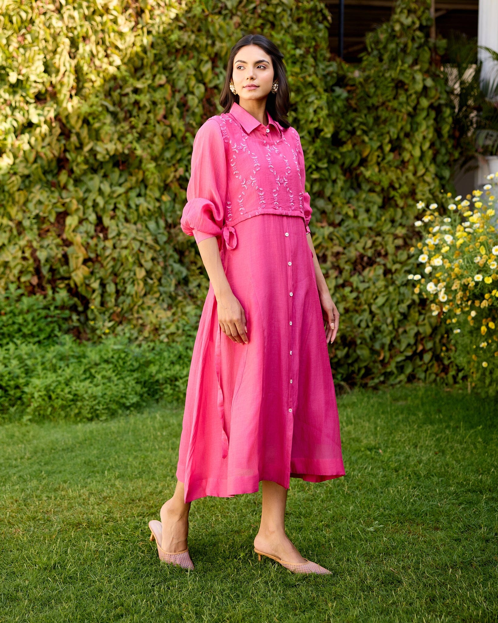 CALM FLOWER CHILD DRESS Naaz By Noor