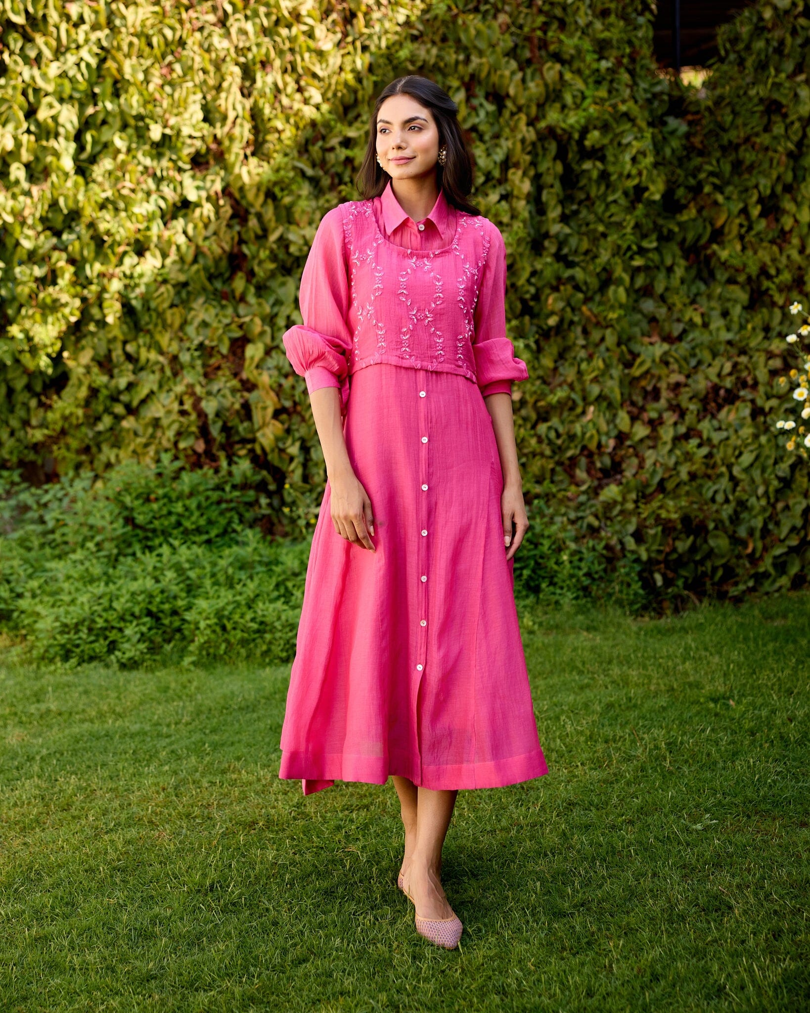 CALM FLOWER CHILD DRESS Naaz By Noor