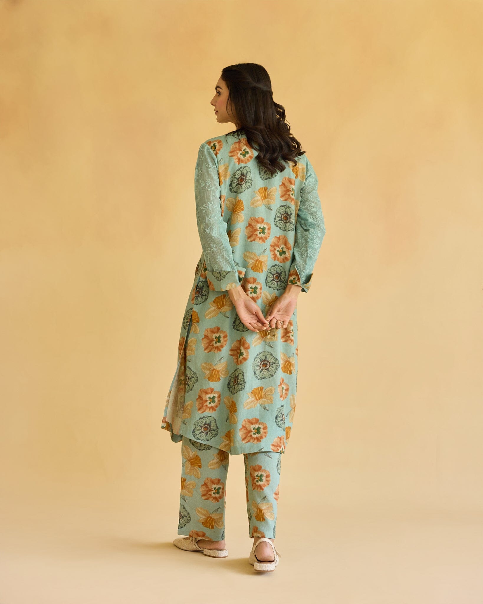 HAPPY FLOWER CHILD CORD-SET Naaz By Noor