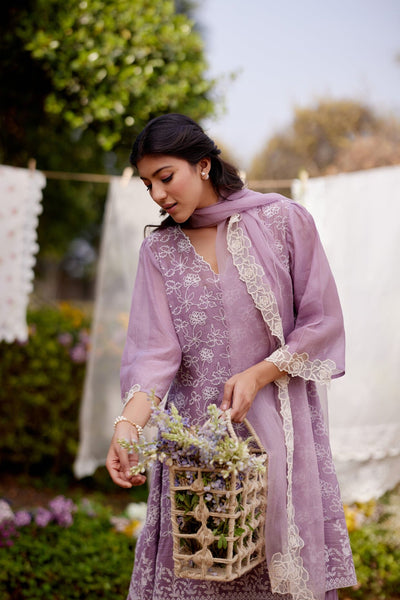 Lavender Noor Kurta Set