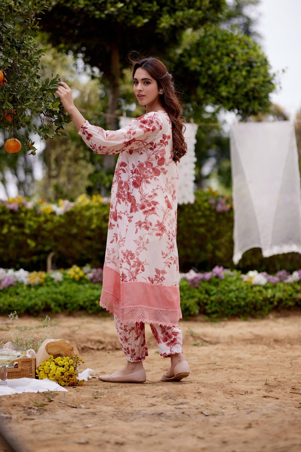 MORROCON fields-set of 2 ( kurta & pant) Naaz By Noor