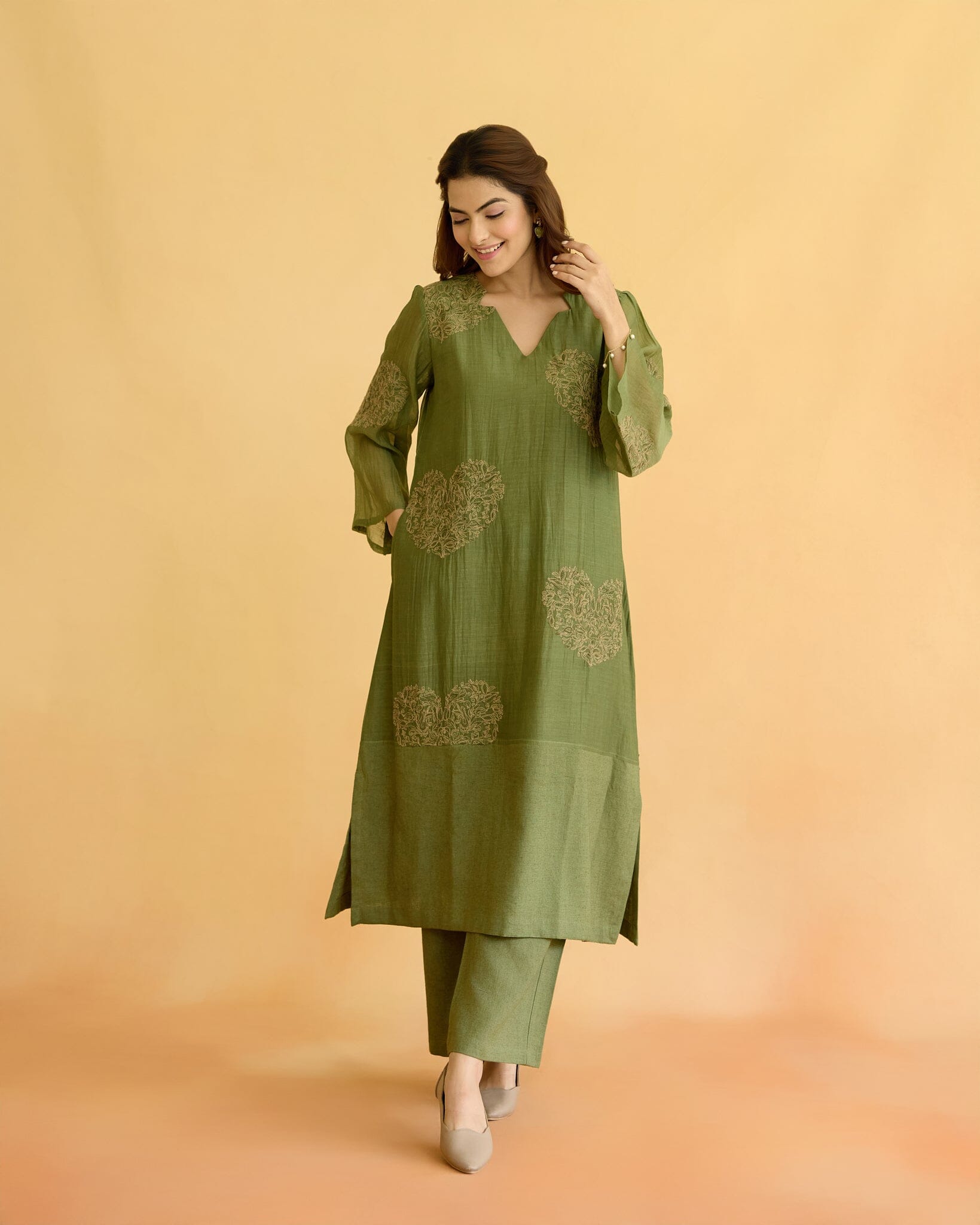 POWERFUL FLOWER CHILD CORD-SET Naaz By Noor