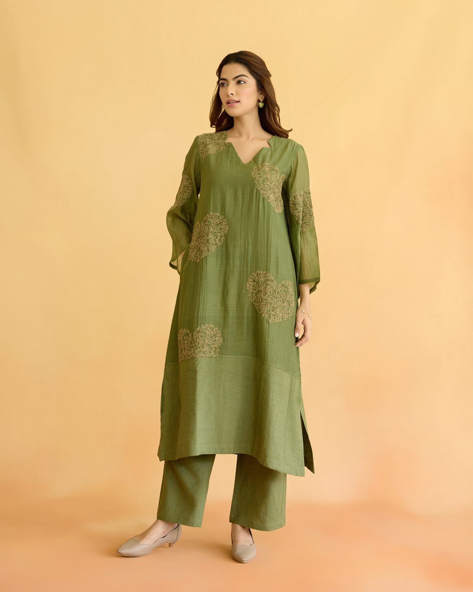 POWERFUL FLOWER CHILD CORD-SET Naaz By Noor