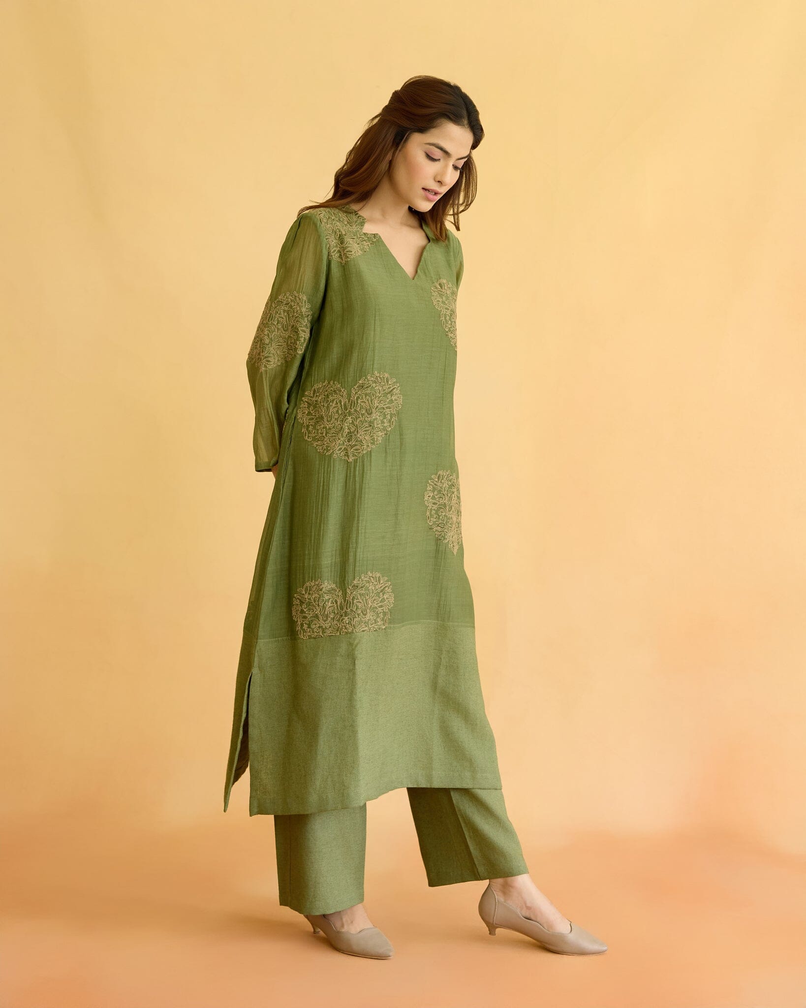 POWERFUL FLOWER CHILD CORD-SET Naaz By Noor