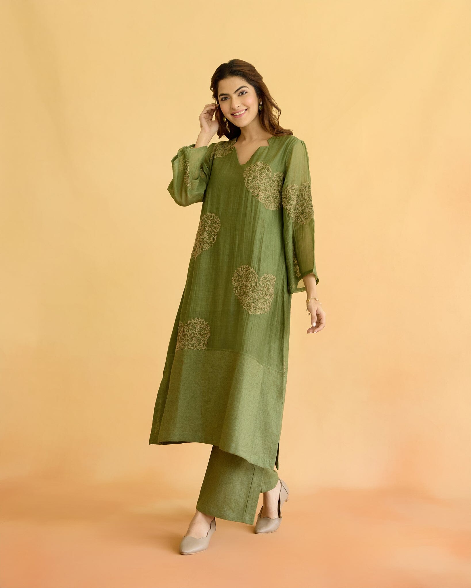 POWERFUL FLOWER CHILD CORD-SET Naaz By Noor