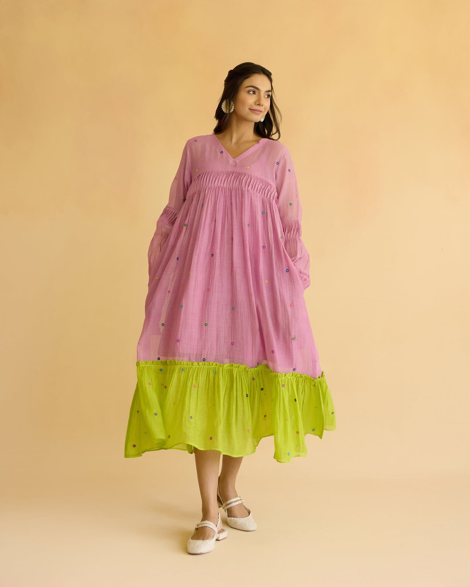 STRONG FLOWER CHILD DRESS Naaz By Noor