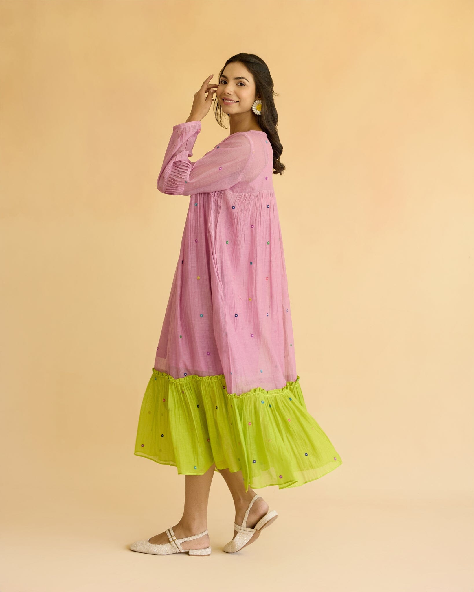 STRONG FLOWER CHILD DRESS Naaz By Noor