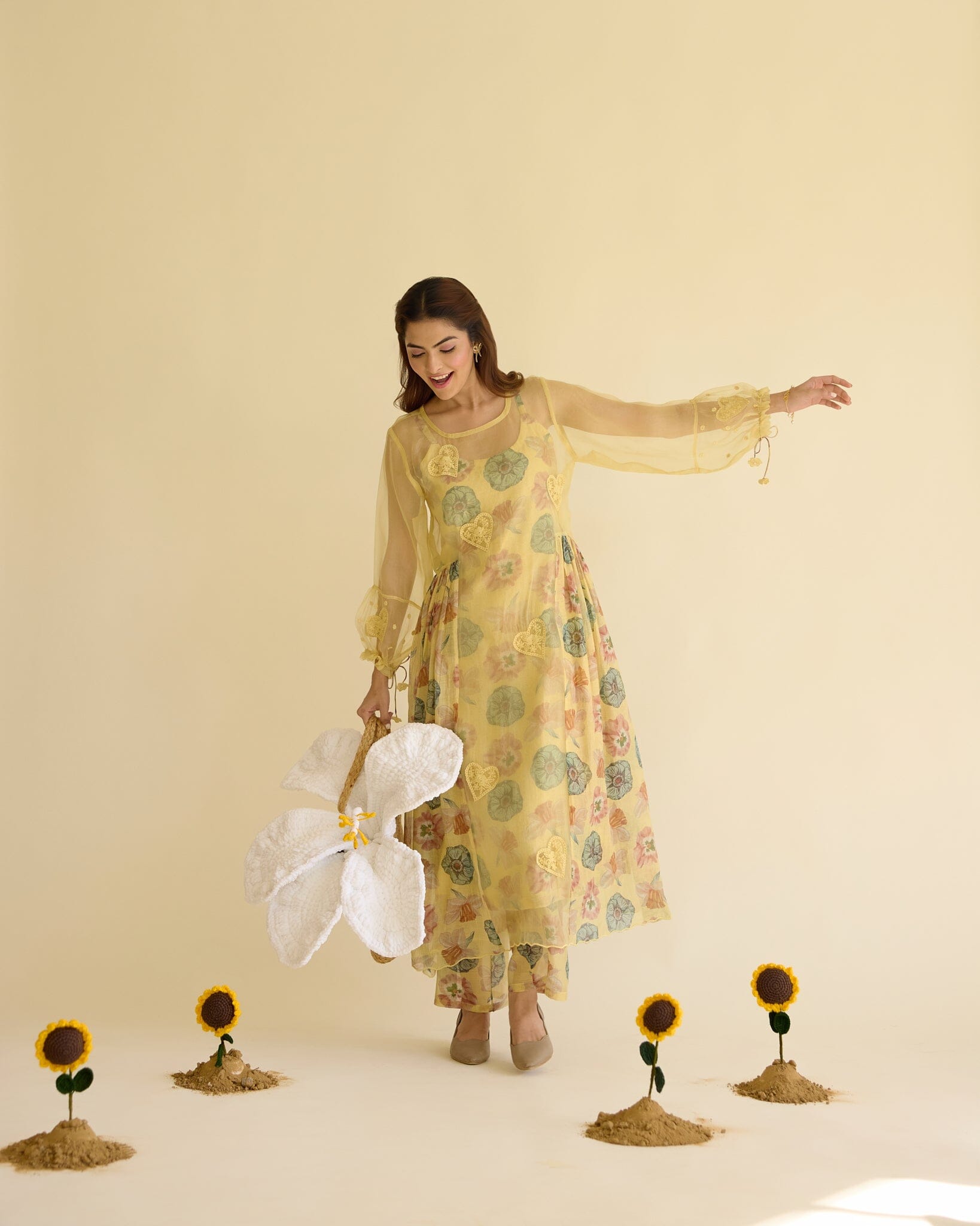 SWEET FLOWER CHILD CORD-SET Naaz By Noor