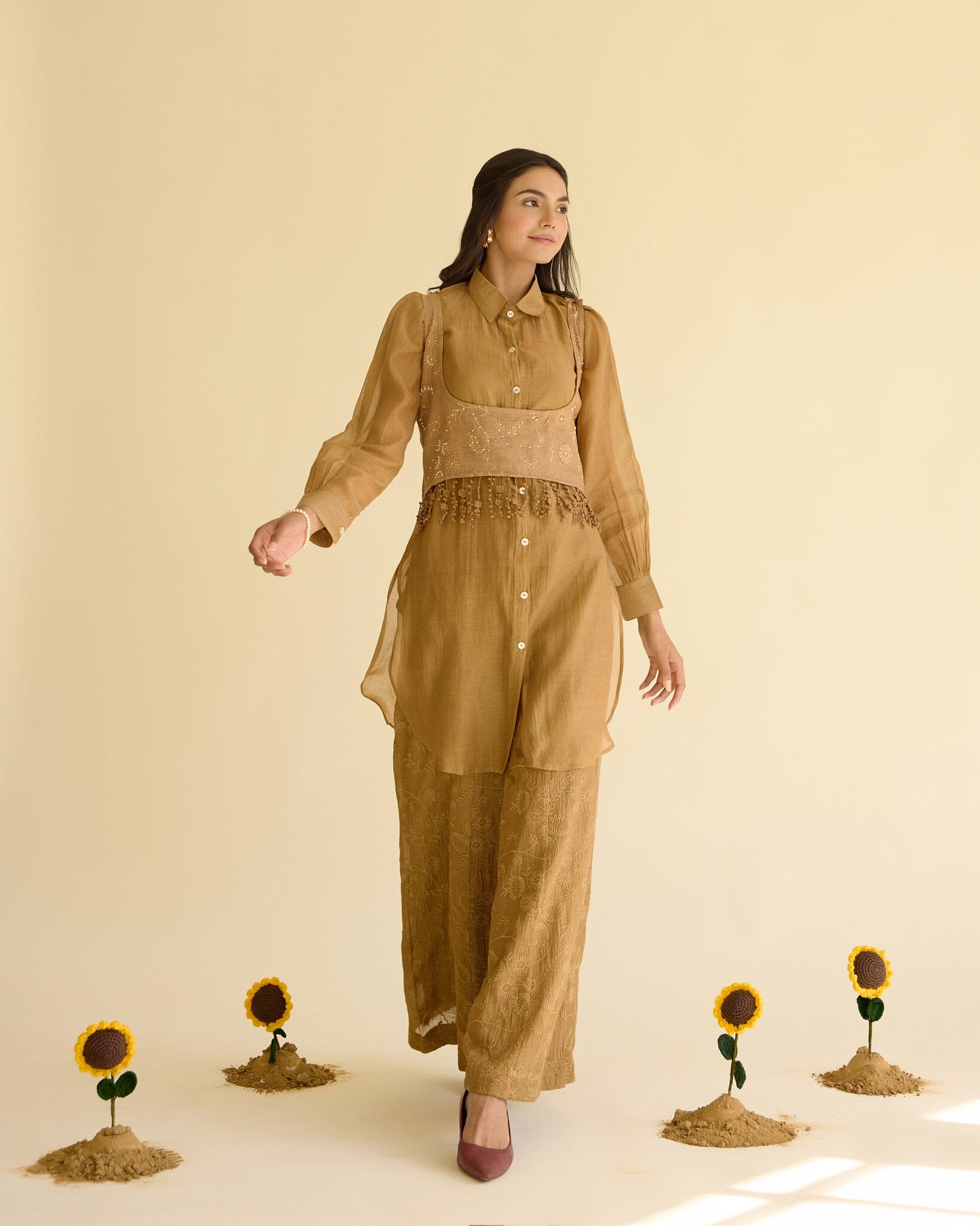 VIVID FLOWER CHILD CORD SET Naaz By Noor