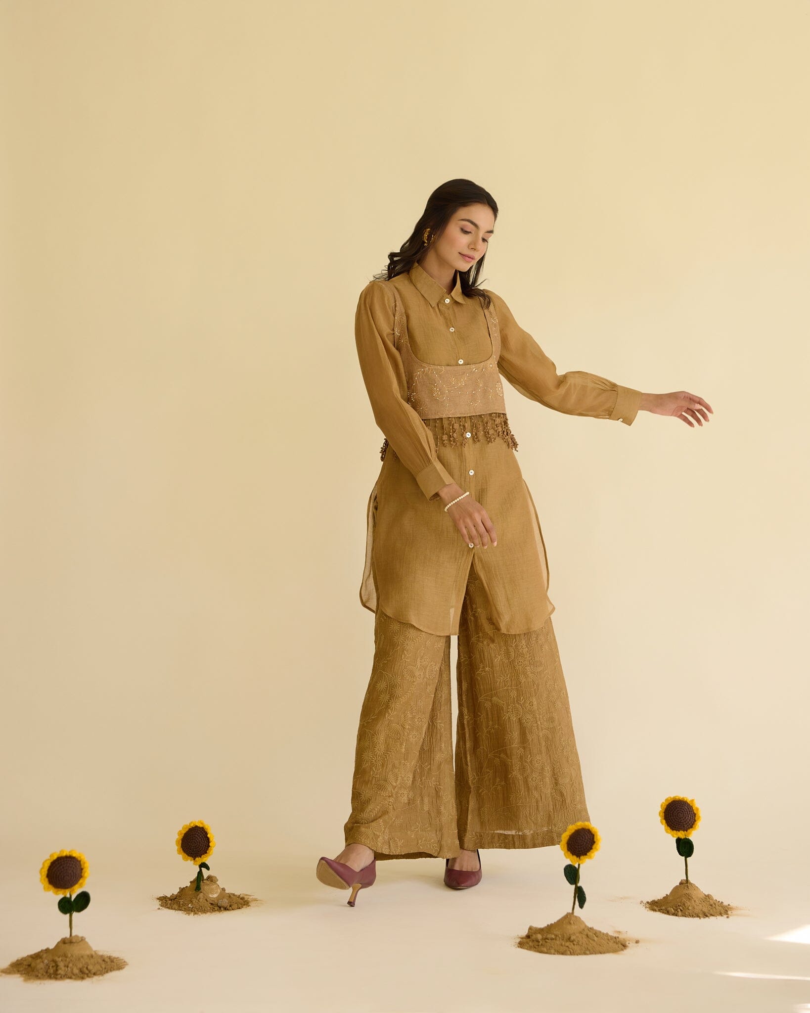 VIVID FLOWER CHILD CORD SET Naaz By Noor