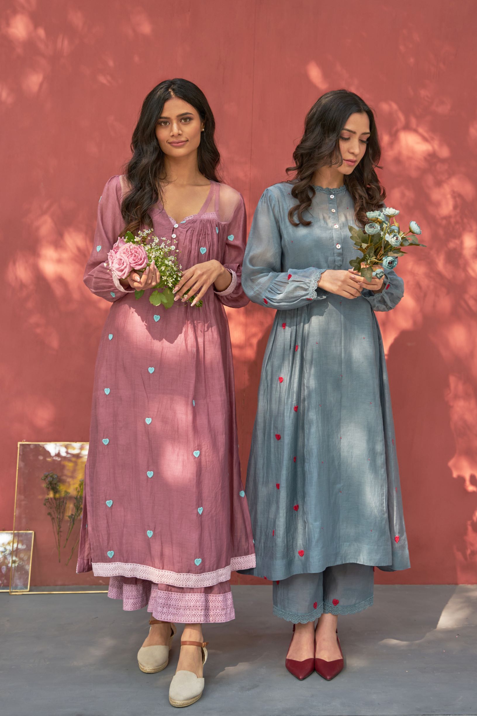 BLUE HEARTS Naaz By Noor