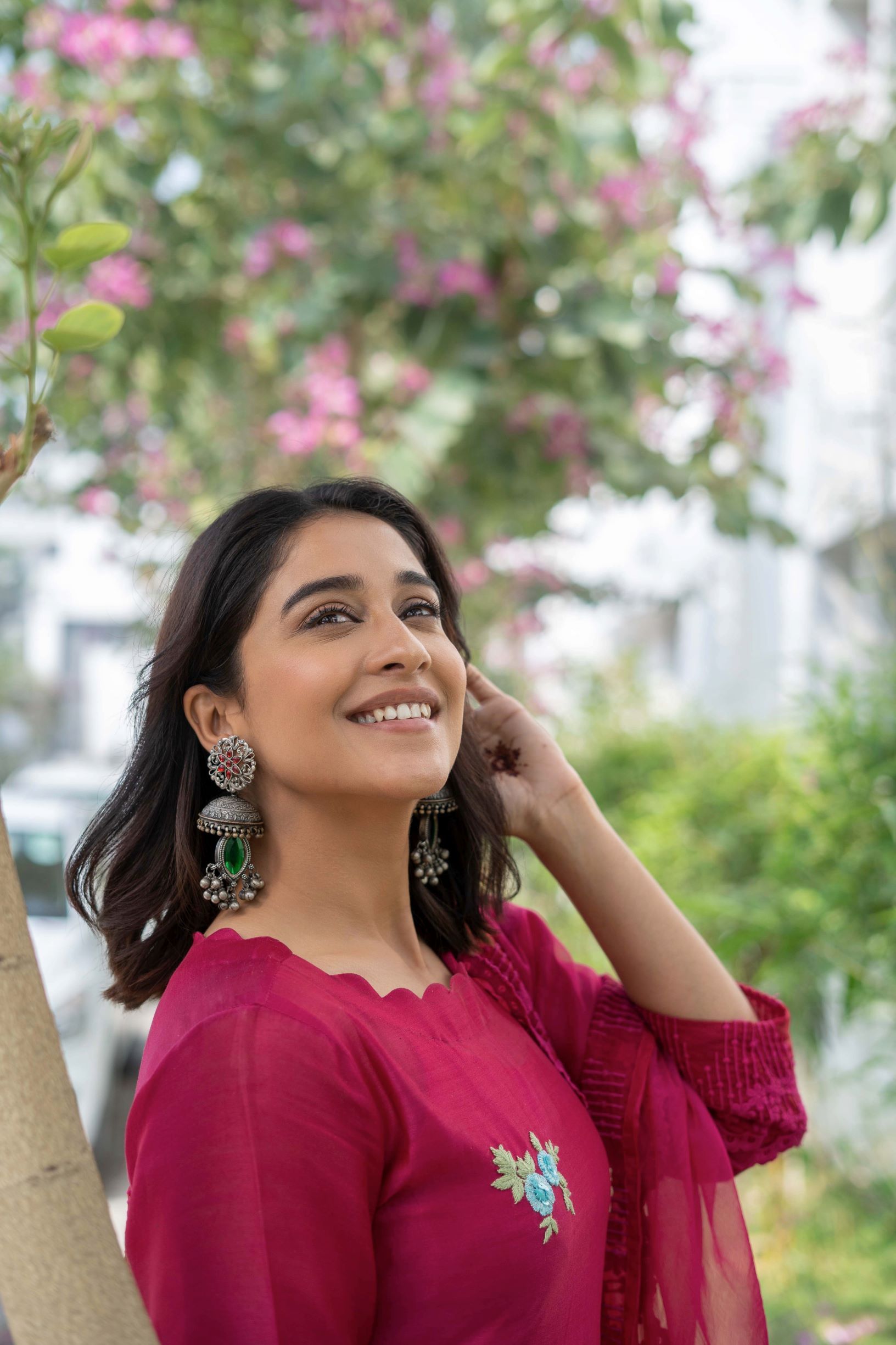 CLASSIC MAGENTA ENSEMBLE- SET OF 3 Naaz By Noor