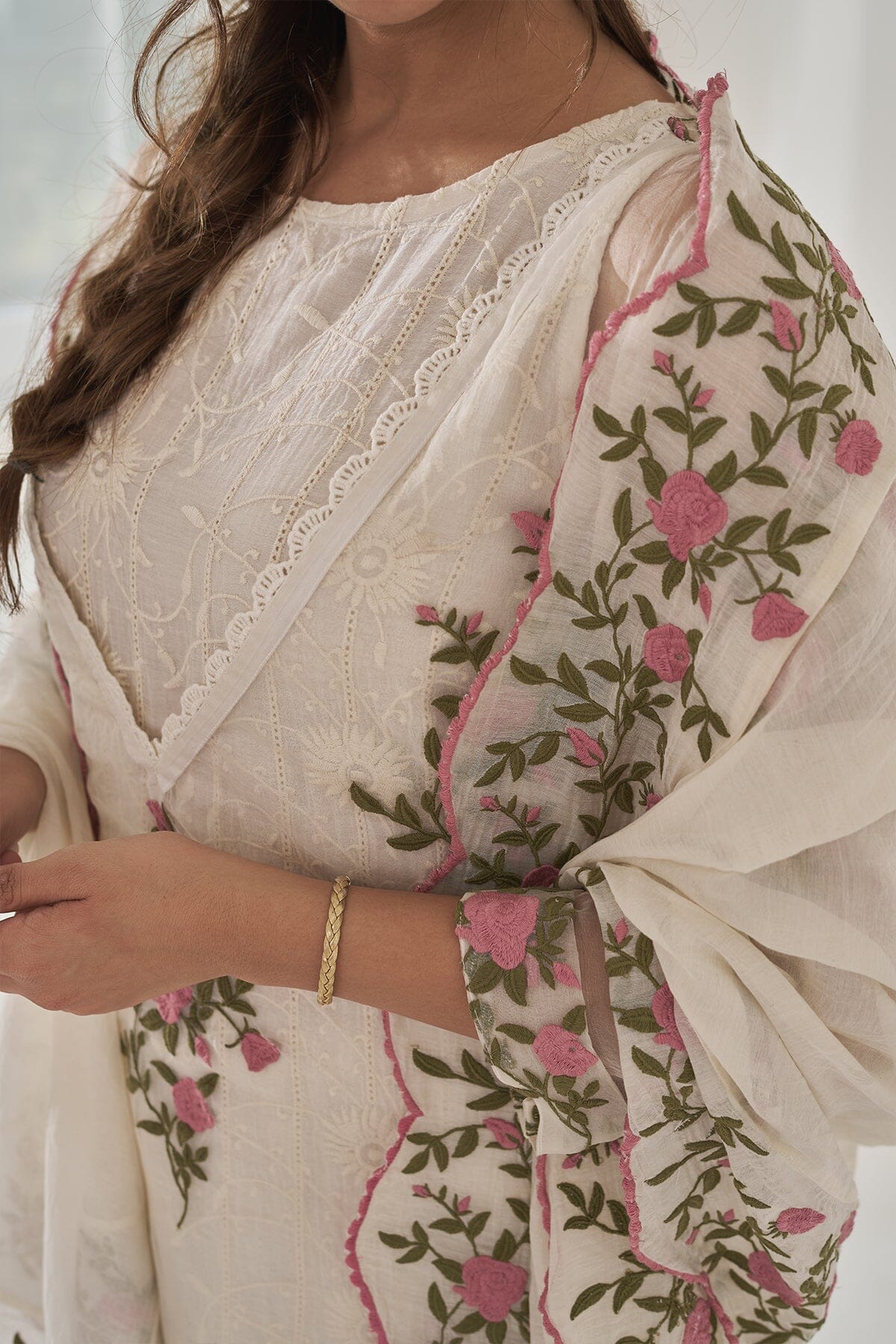 GULABSA BAANO-set of 3 ( kurta,sharara & dupatta) Naaz By Noor