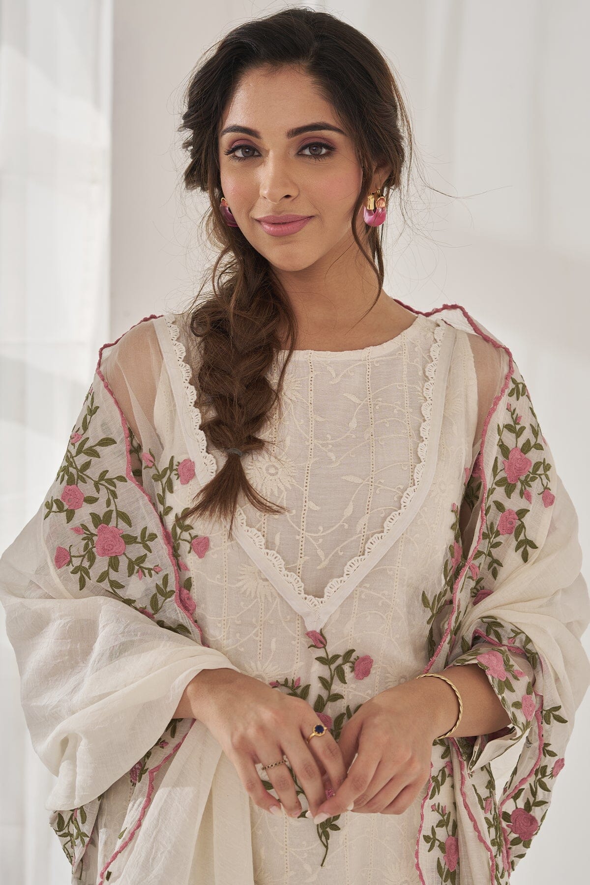 GULABSA BAANO-set of 3 ( kurta,sharara & dupatta) Naaz By Noor