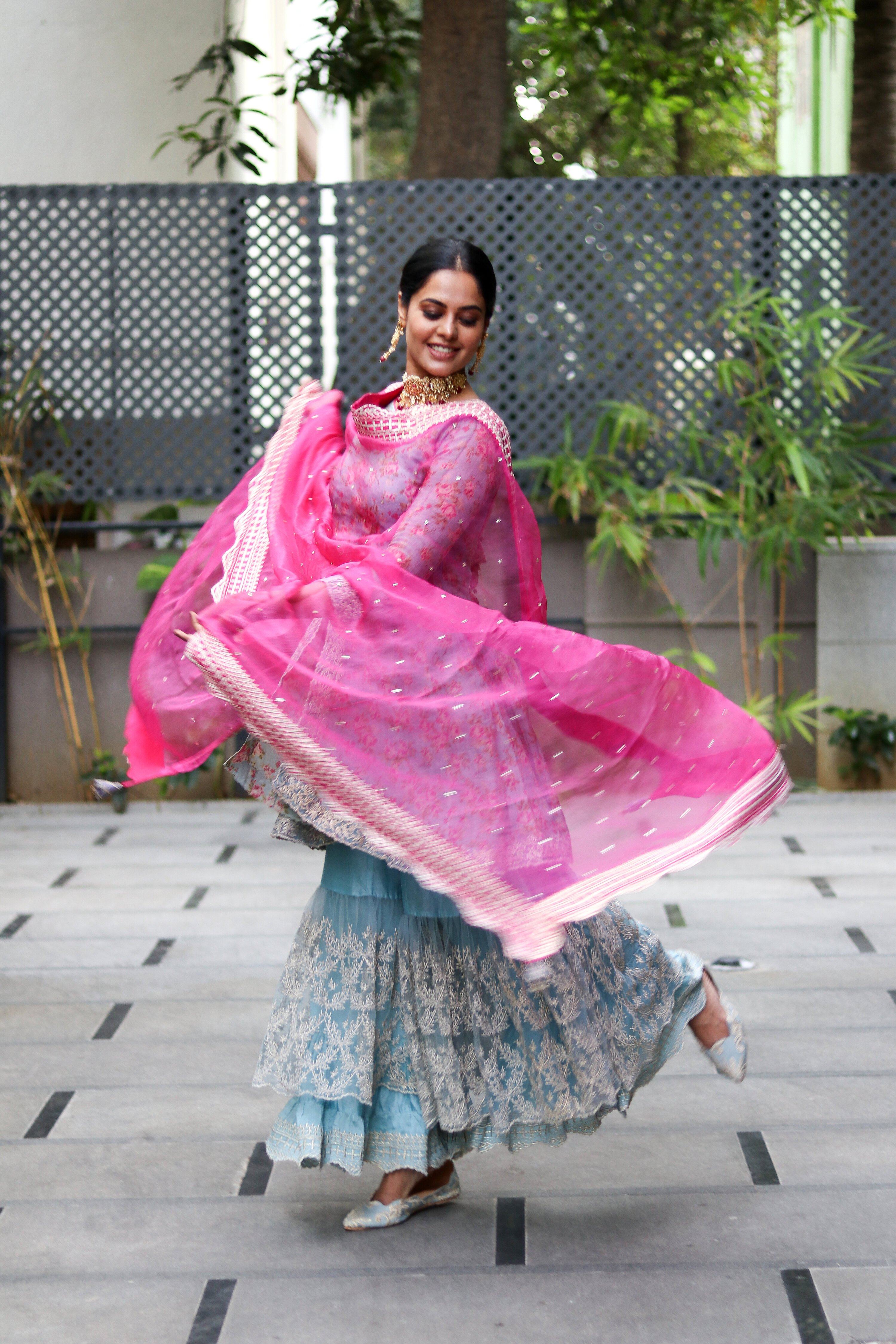 GULbagh- peplum, sharara & dupatta Naaz By Noor