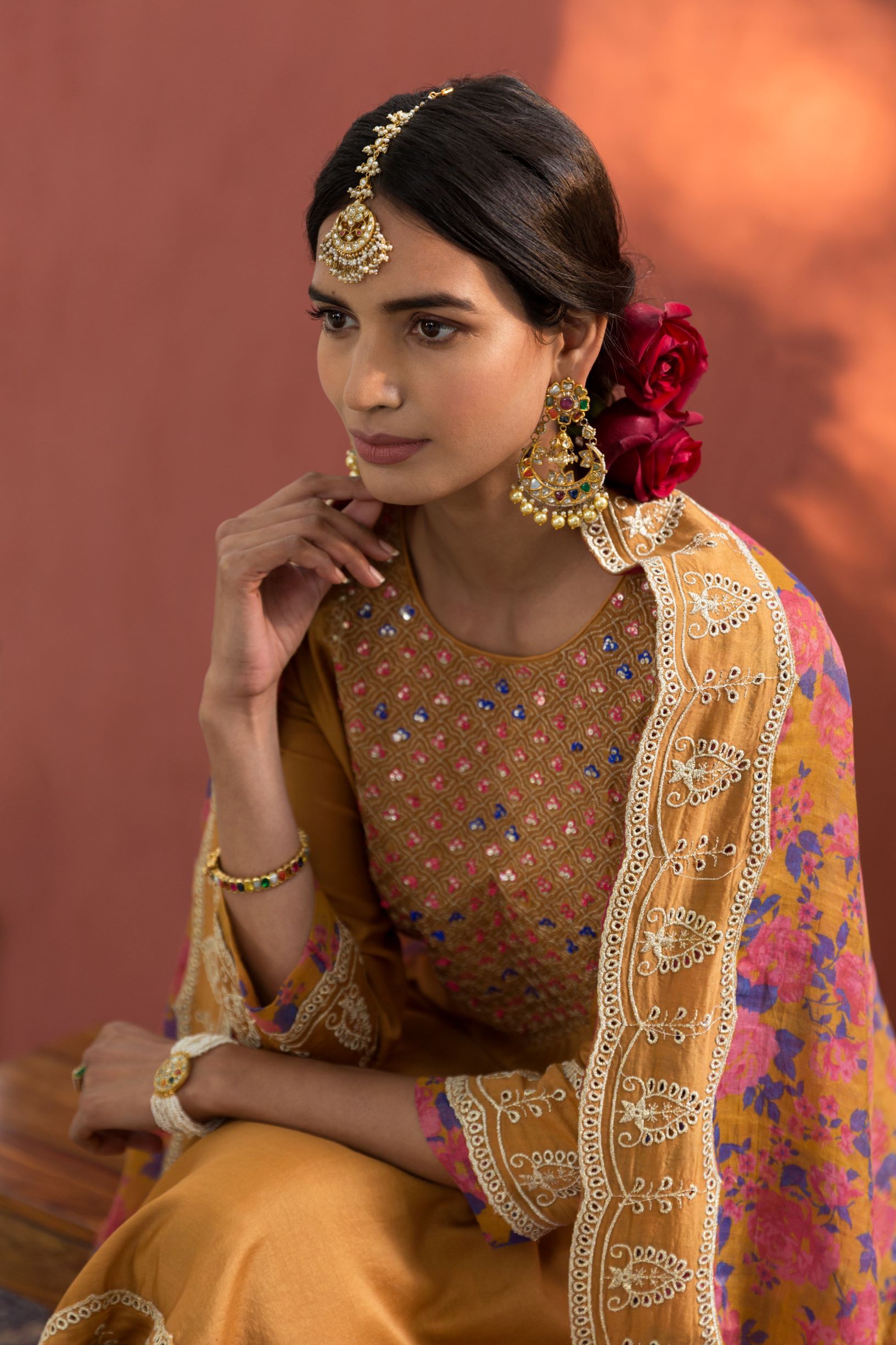 GULbahar- kurta, pant & dupatta Naaz By Noor
