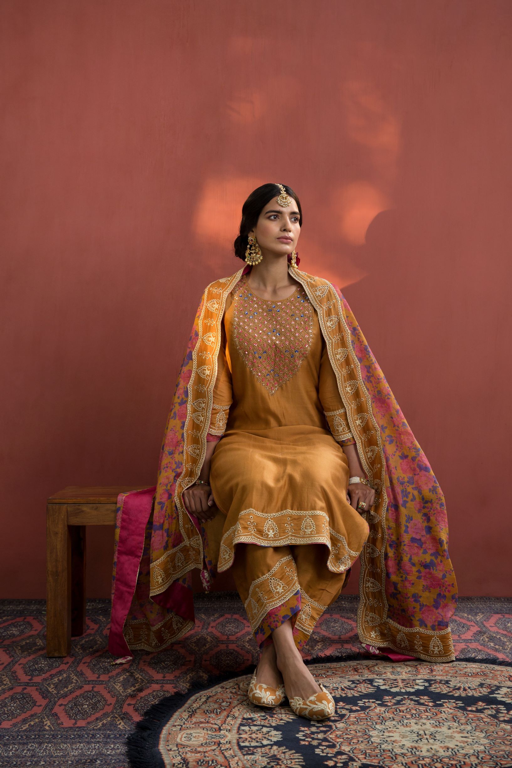 GULbahar- kurta, pant & dupatta Naaz By Noor