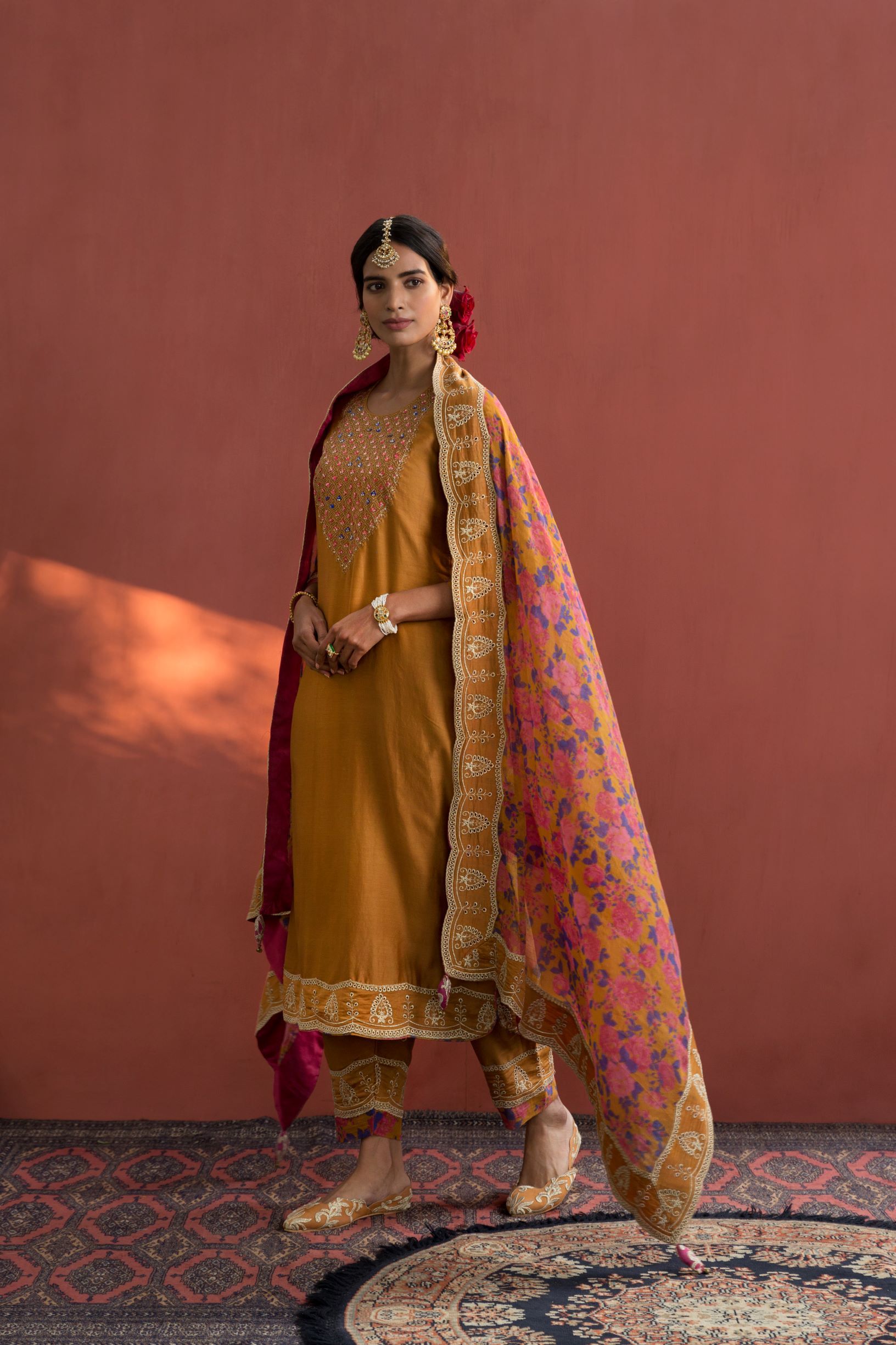 GULbahar- kurta, pant & dupatta Naaz By Noor