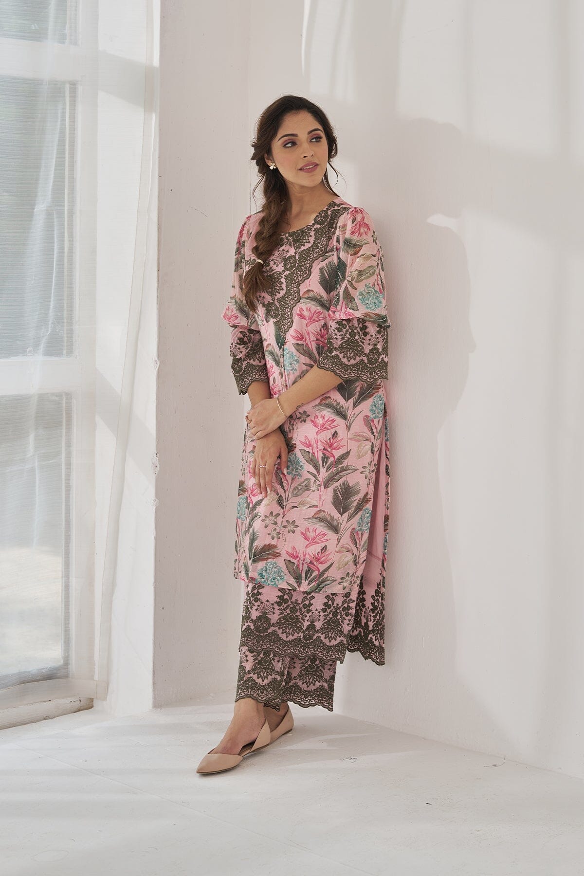 GULSHAN BAANO-set of 3( kurta,pant&dupatta) Naaz By Noor