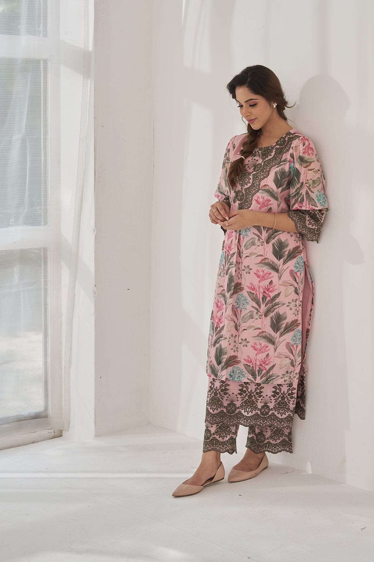 GULSHAN BAANO-set of 3( kurta,pant&dupatta) Naaz By Noor