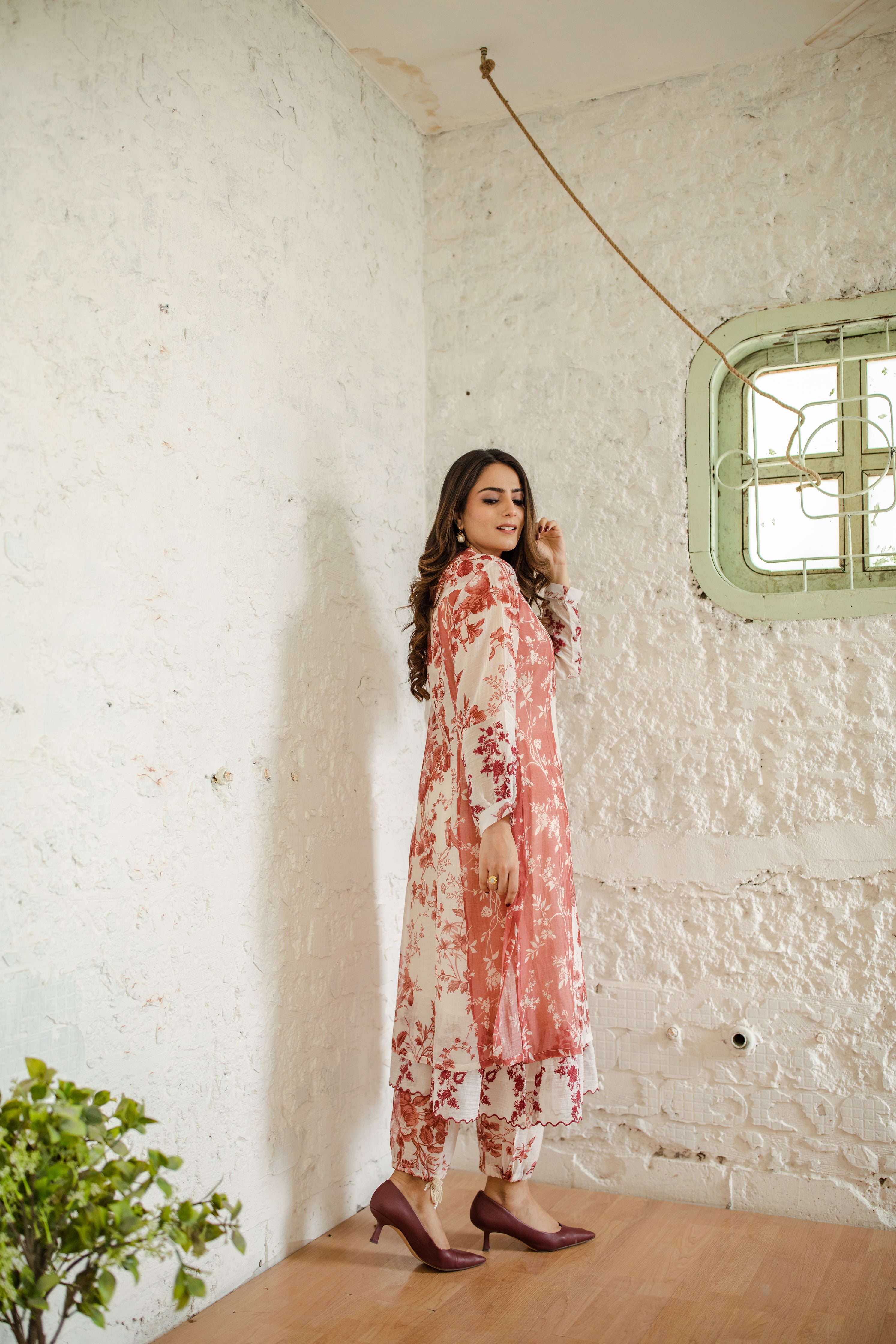 Meethi Reet Lal Mithas - set of 3 - kurta, pant and dupatta Naaz By Noor