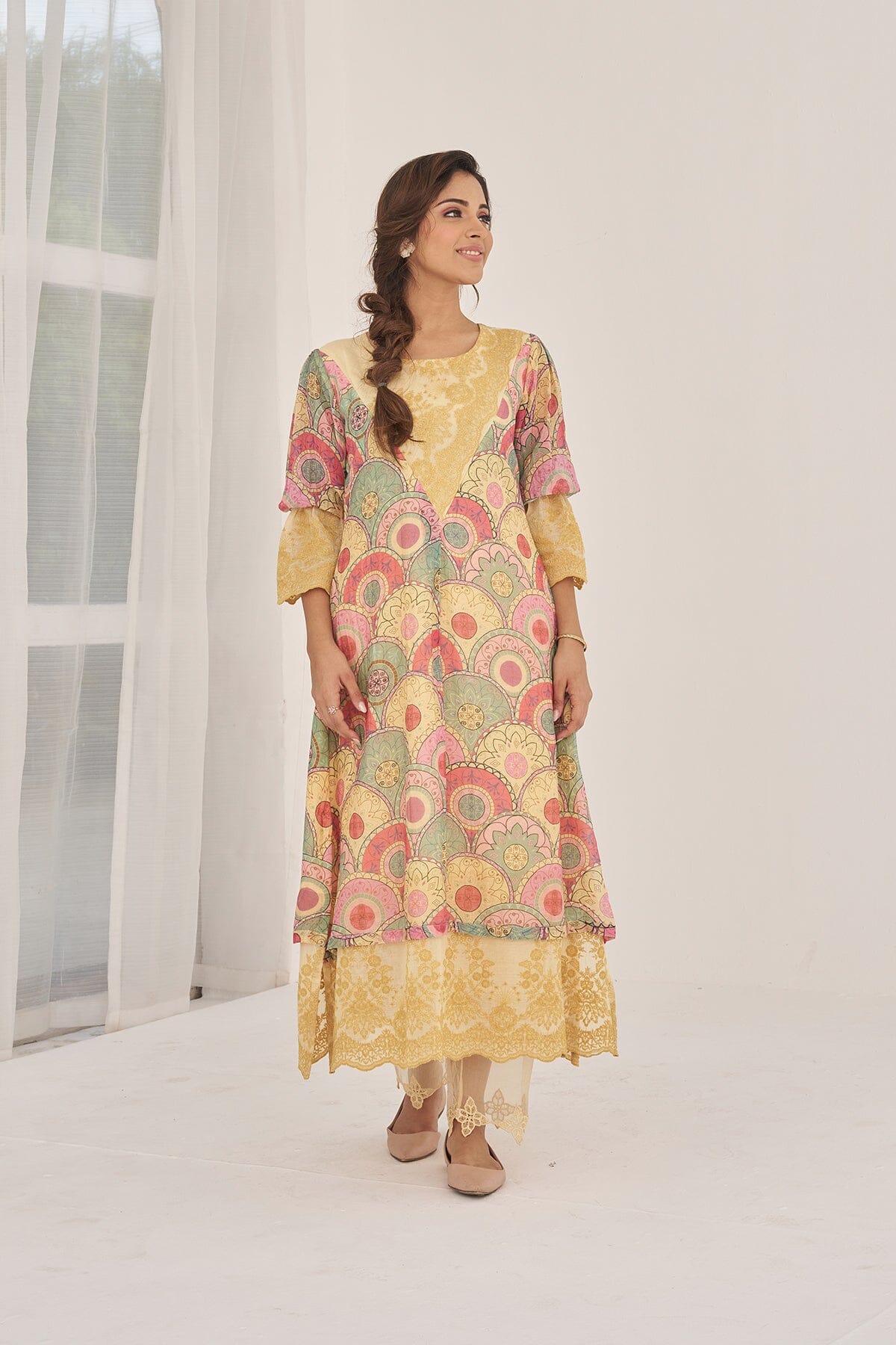 NOOR BAANO-set of 3(kurta, pant & dupatta) Naaz By Noor