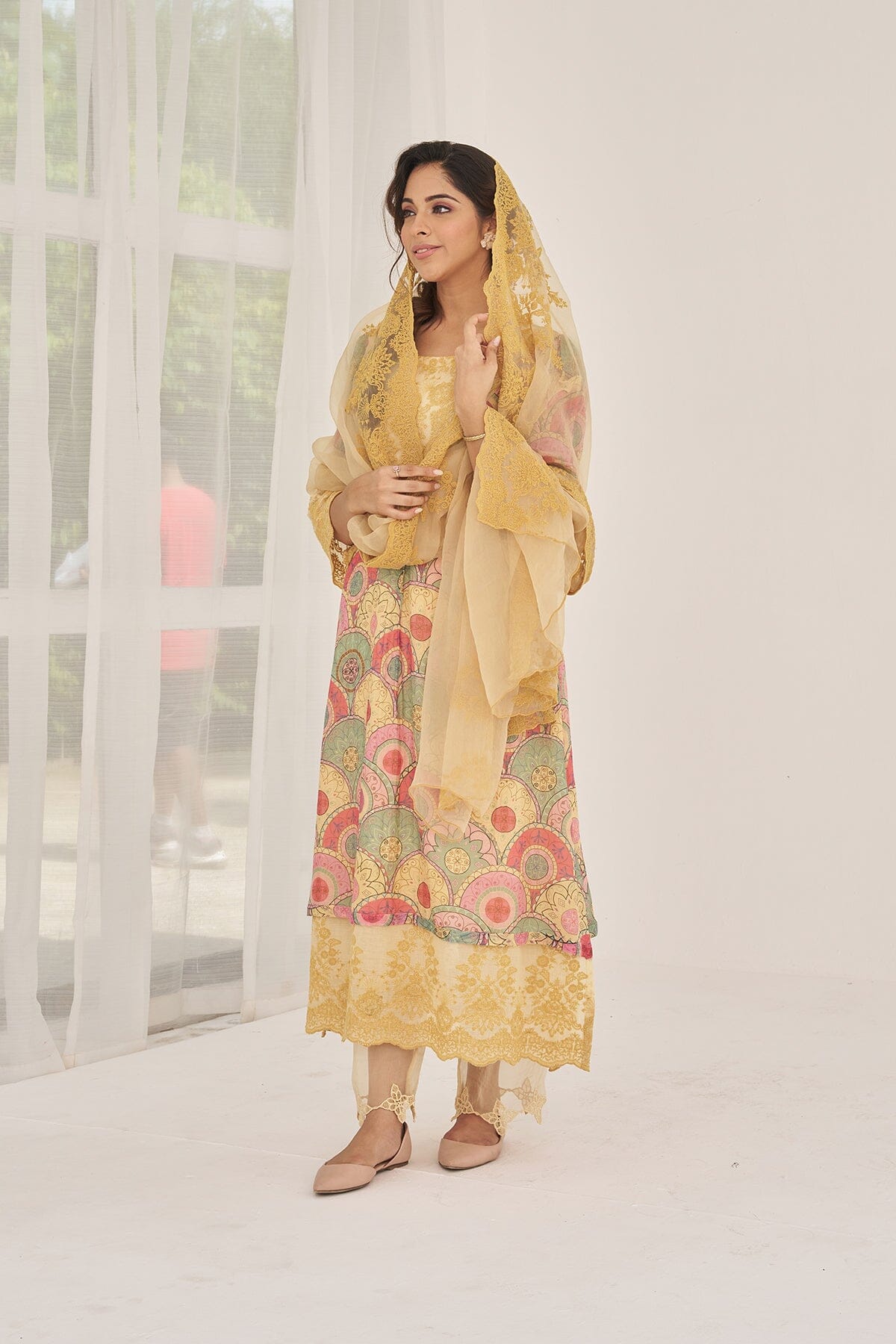 NOOR BAANO-set of 3(kurta, pant & dupatta) Naaz By Noor