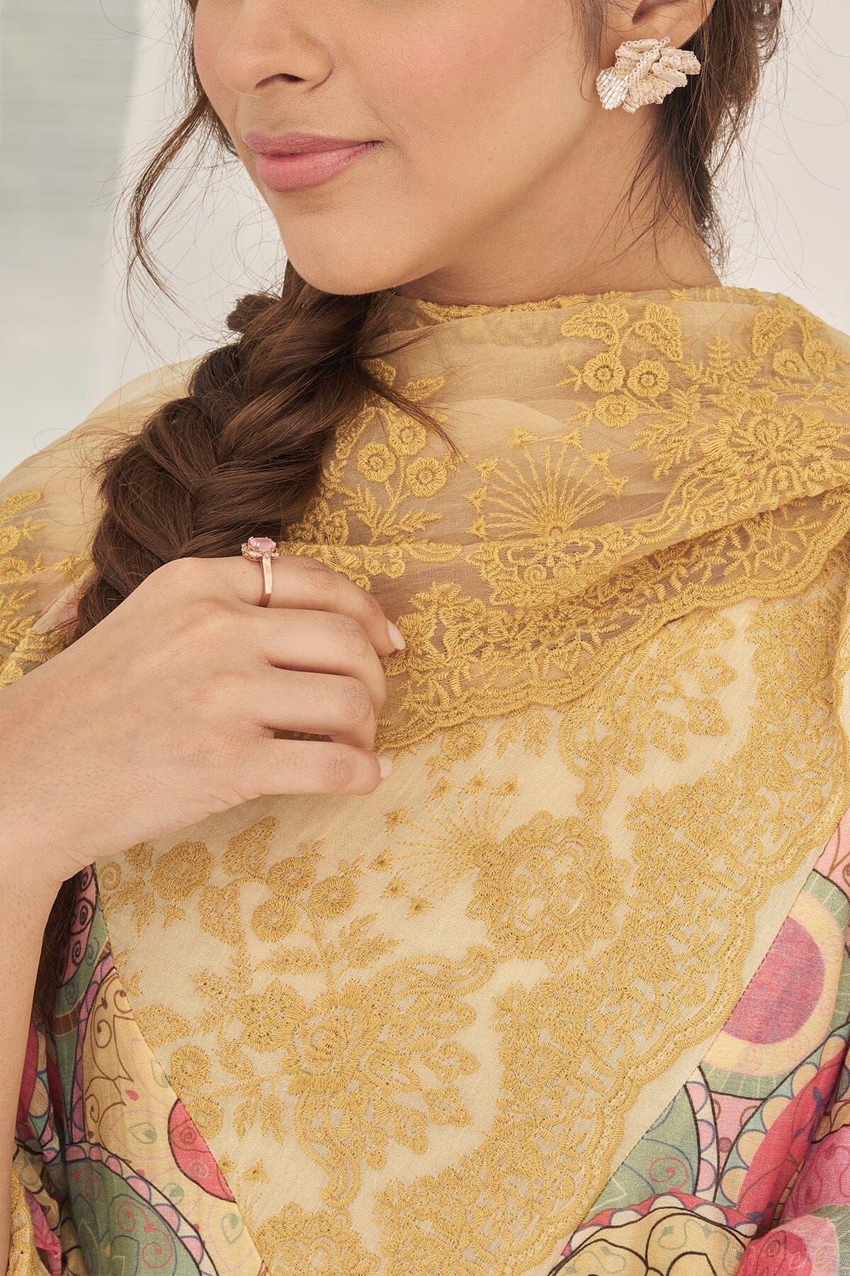 NOOR BAANO-set of 3(kurta, pant & dupatta) Naaz By Noor