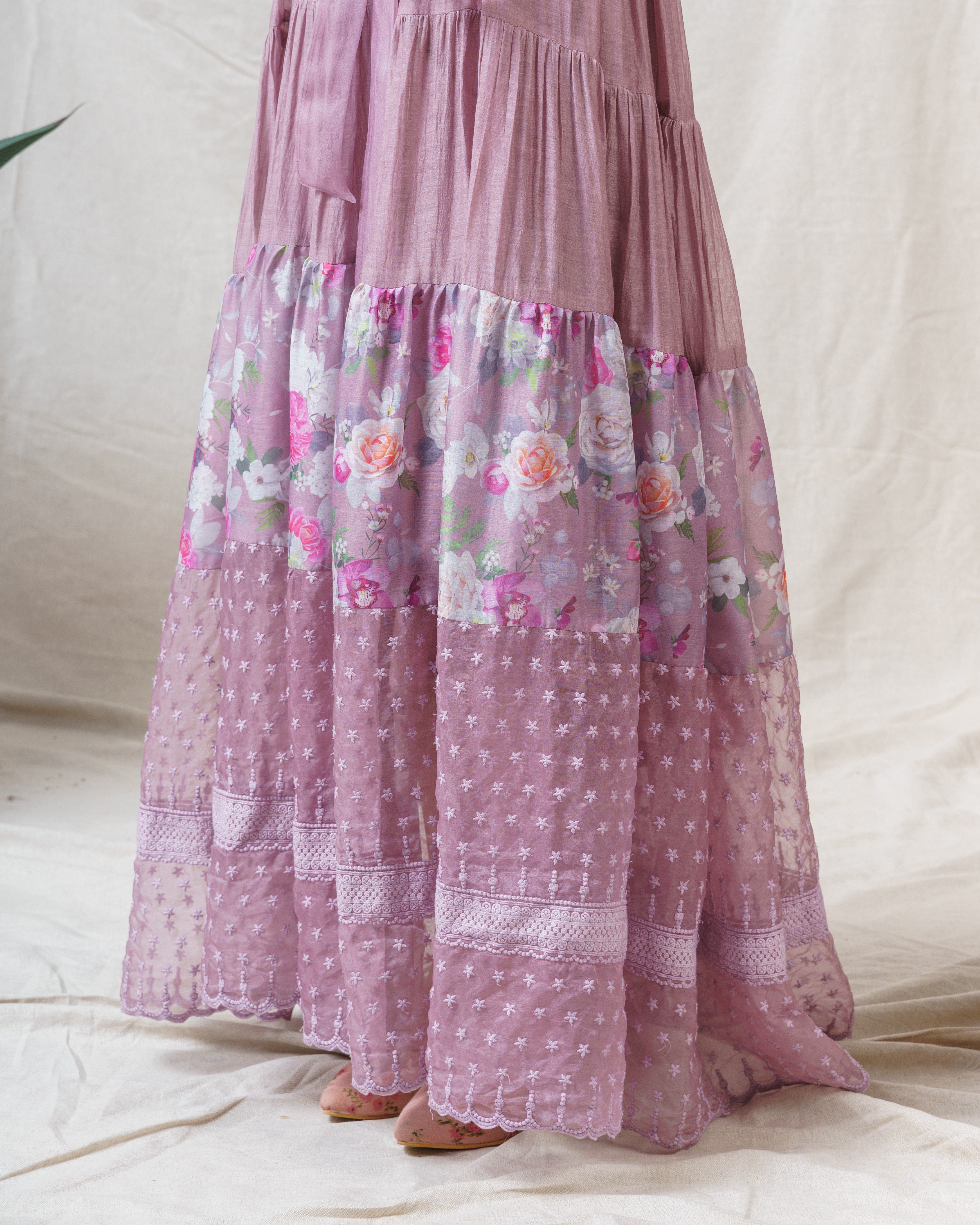 Opera Mauve dress - Naaz By Noor