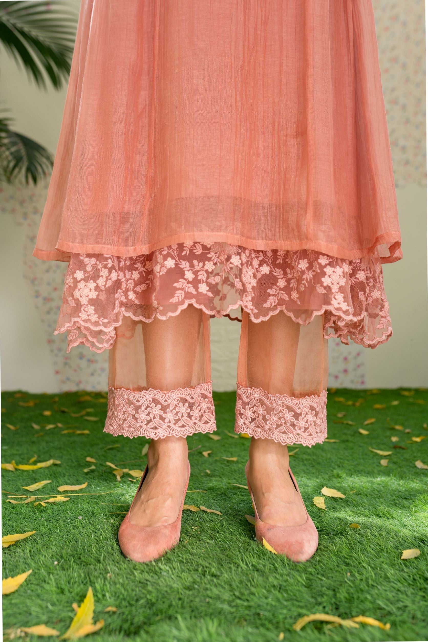 UNDER THE NEEM- powder pink( set of 2) Naaz By Noor