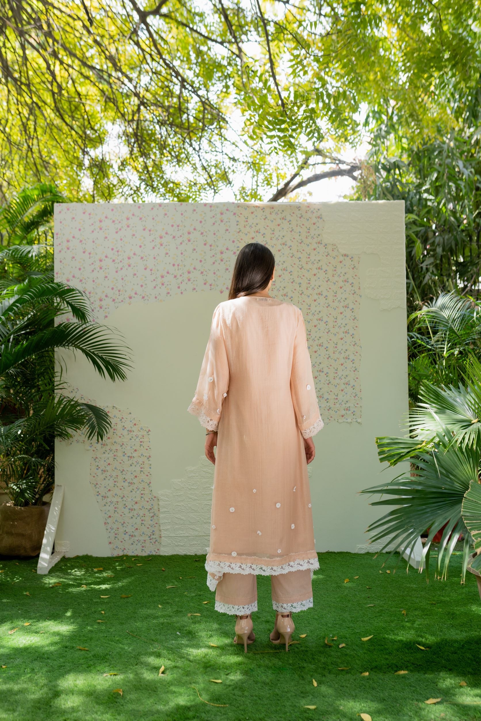 UNDER THE NEEM- soft beige( set of 3) Naaz By Noor