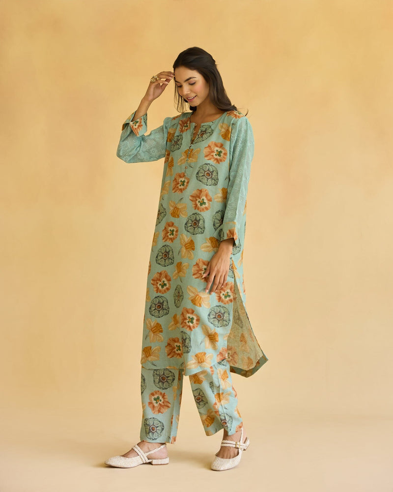 HAPPY FLOWER CHILD CORD-SET Naaz By Noor 