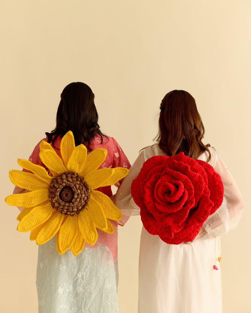 KIND FLOWER CHILD -SET OF 3( KURTA, PANT & DUPATTA) Naaz By Noor 