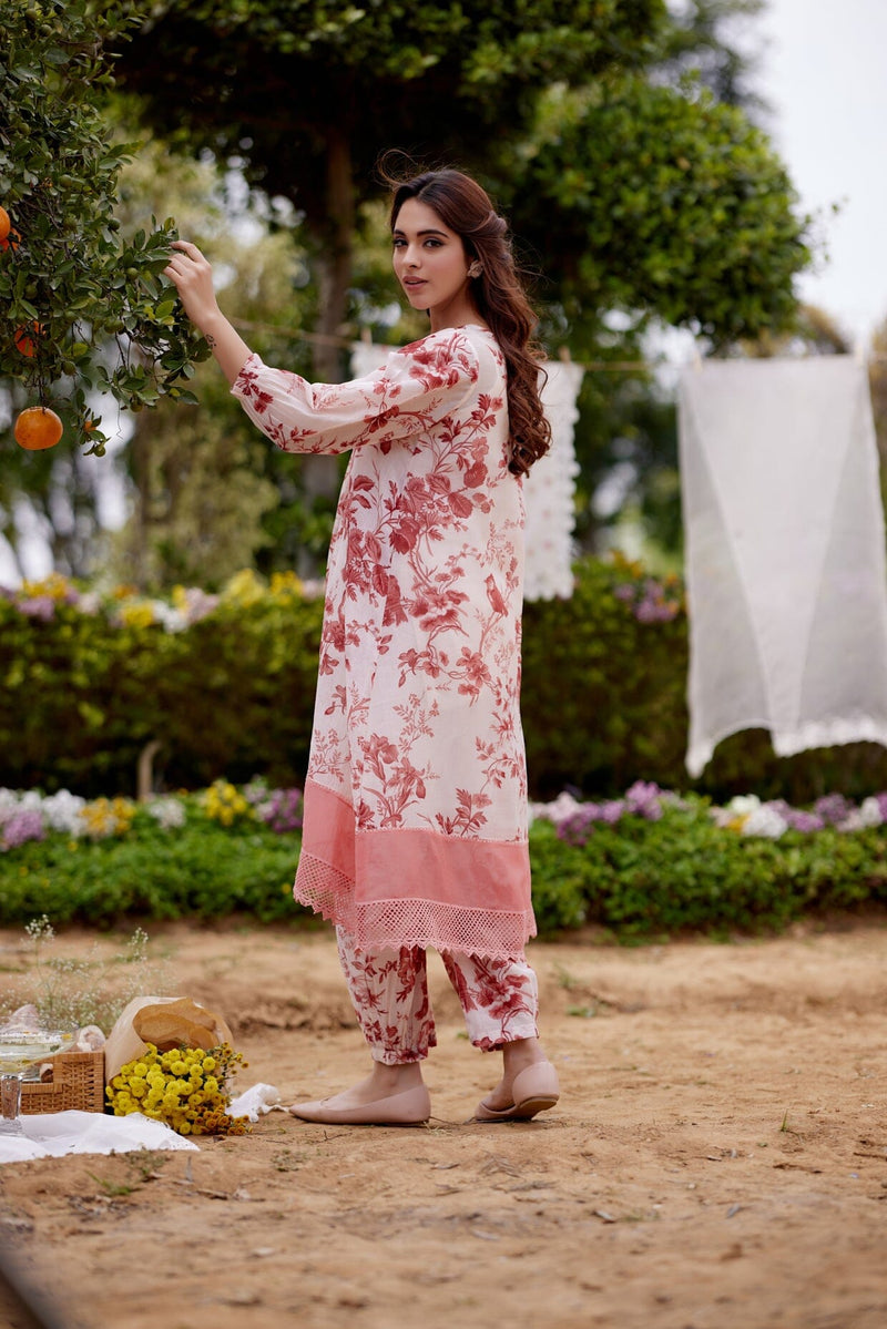 MORROCON fields-set of 2 ( kurta & pant) Naaz By Noor 