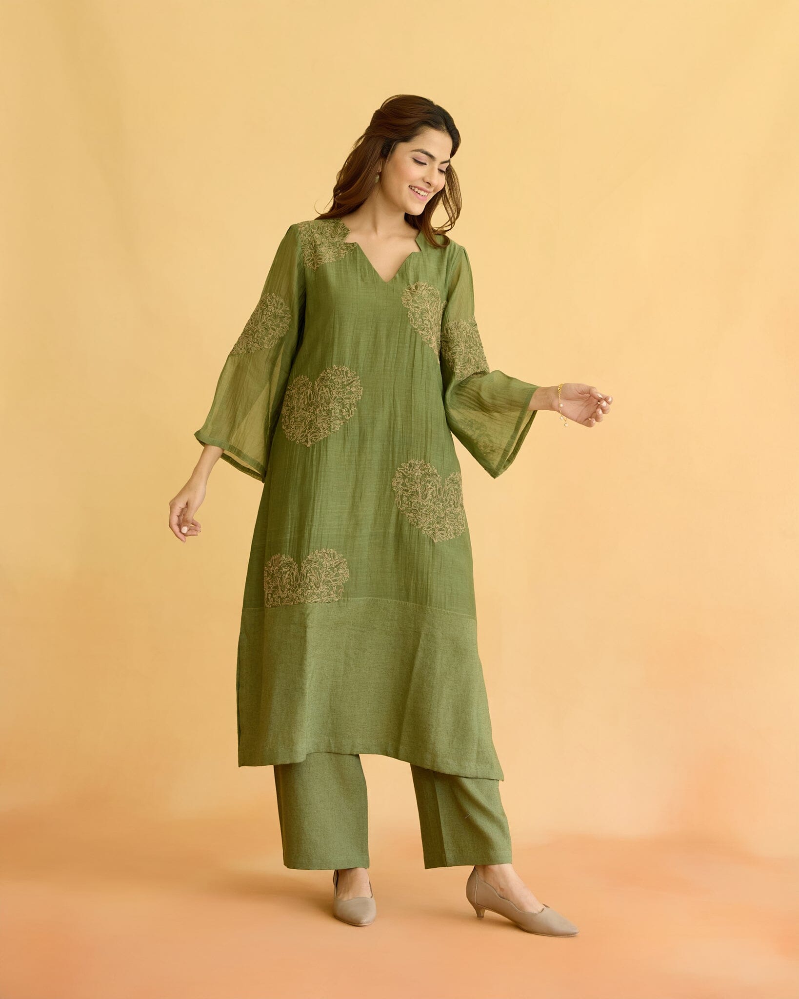POWERFUL FLOWER CHILD CORD-SET Naaz By Noor 