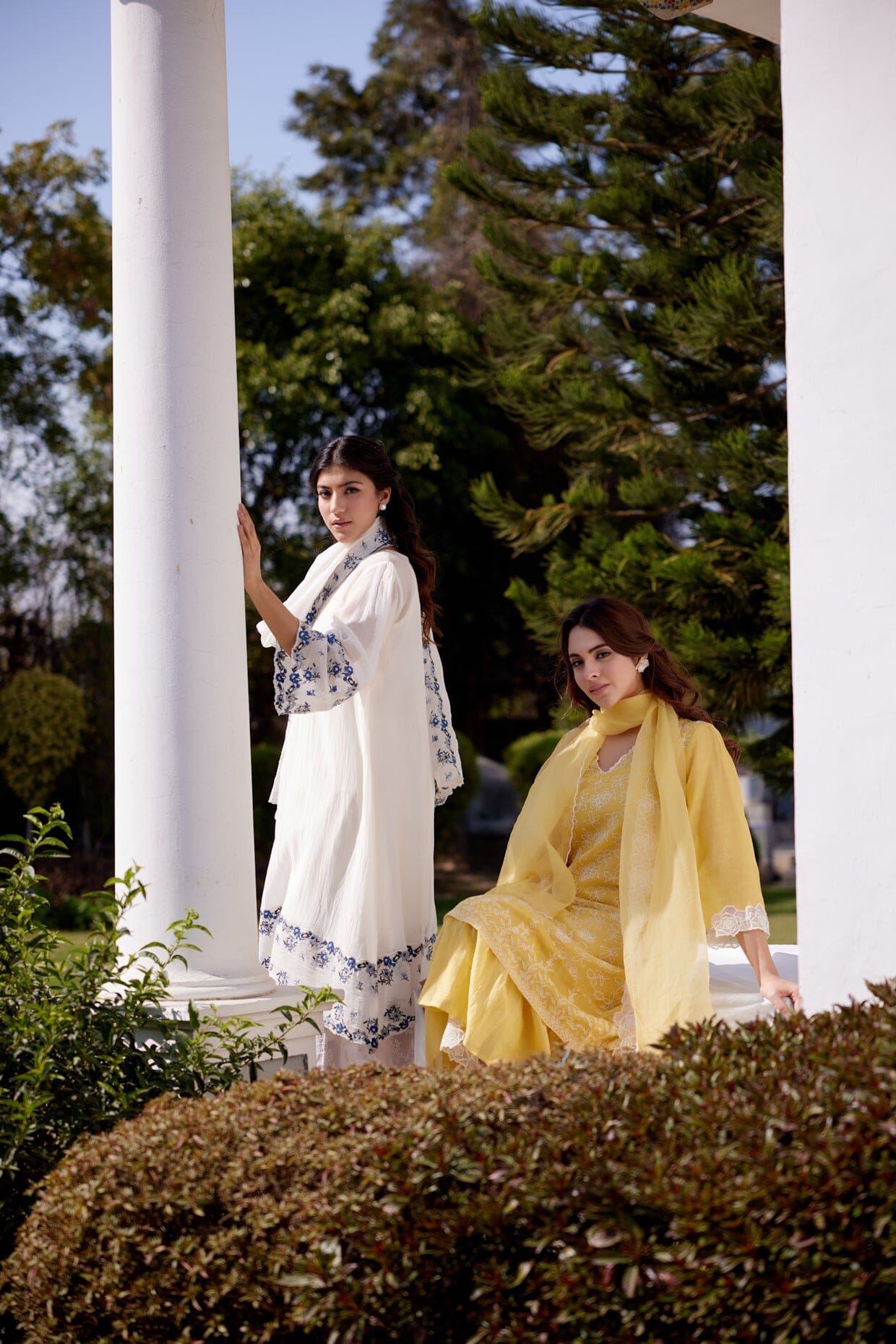 SUNFLOWER fields-set of 3 ( kurta, pant & dupatta) Naaz By Noor 