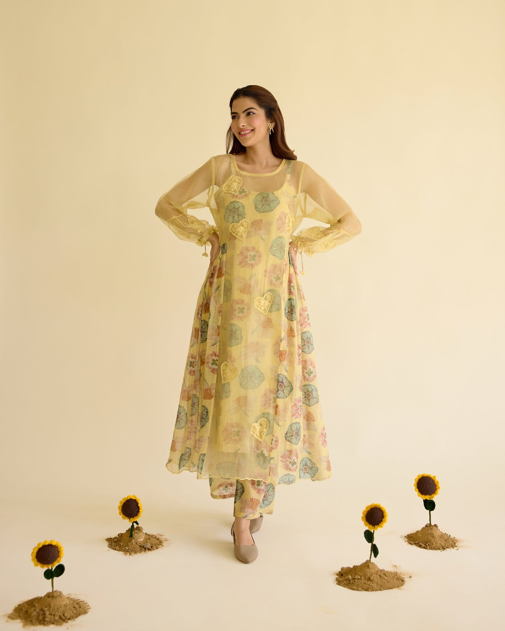 SWEET FLOWER CHILD CORD-SET Naaz By Noor 
