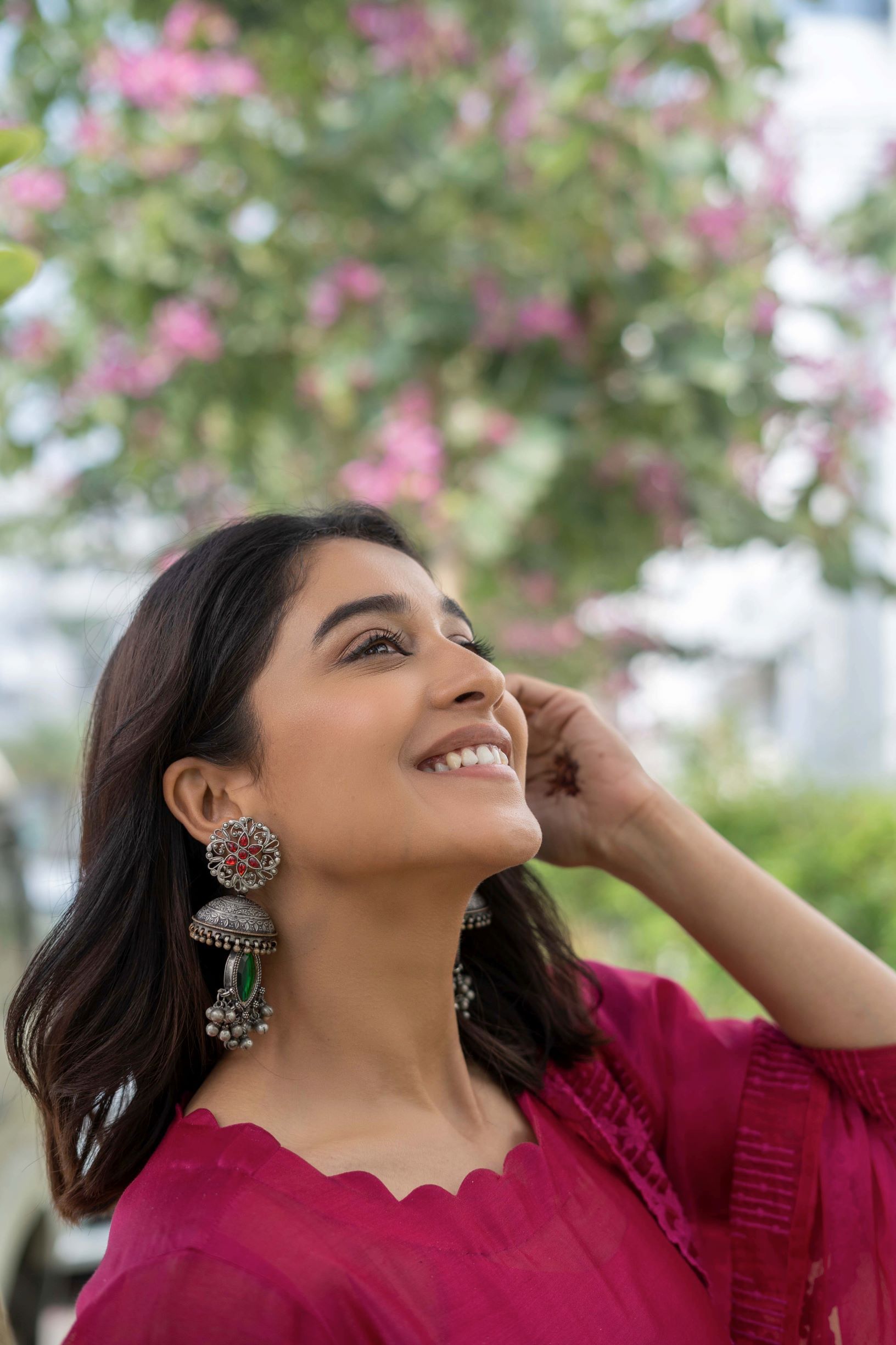 CLASSIC MAGENTA ENSEMBLE- SET OF 3 Naaz By Noor 