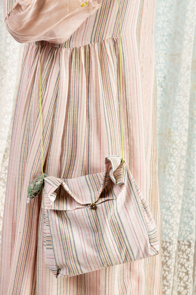 Cotton Kurta With Organza Pants - Naaz By Noor