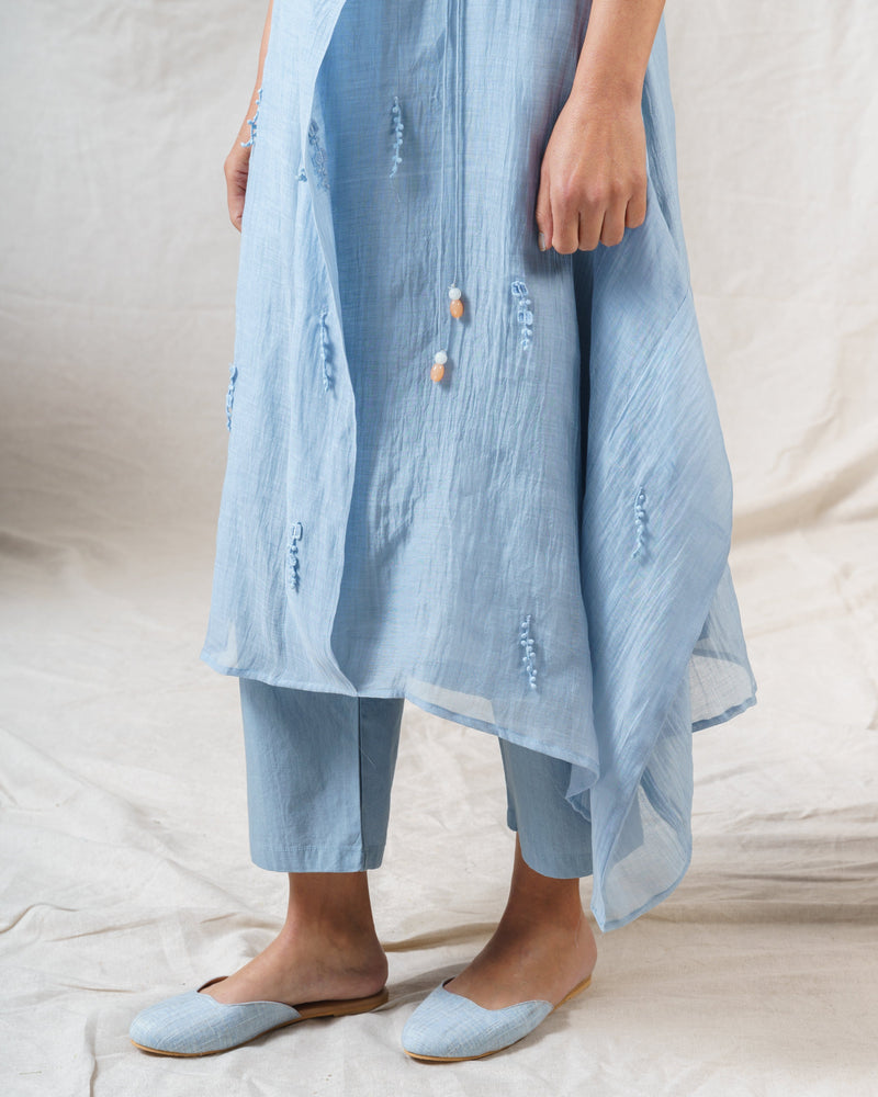 Frost blue ensemble - Naaz By Noor