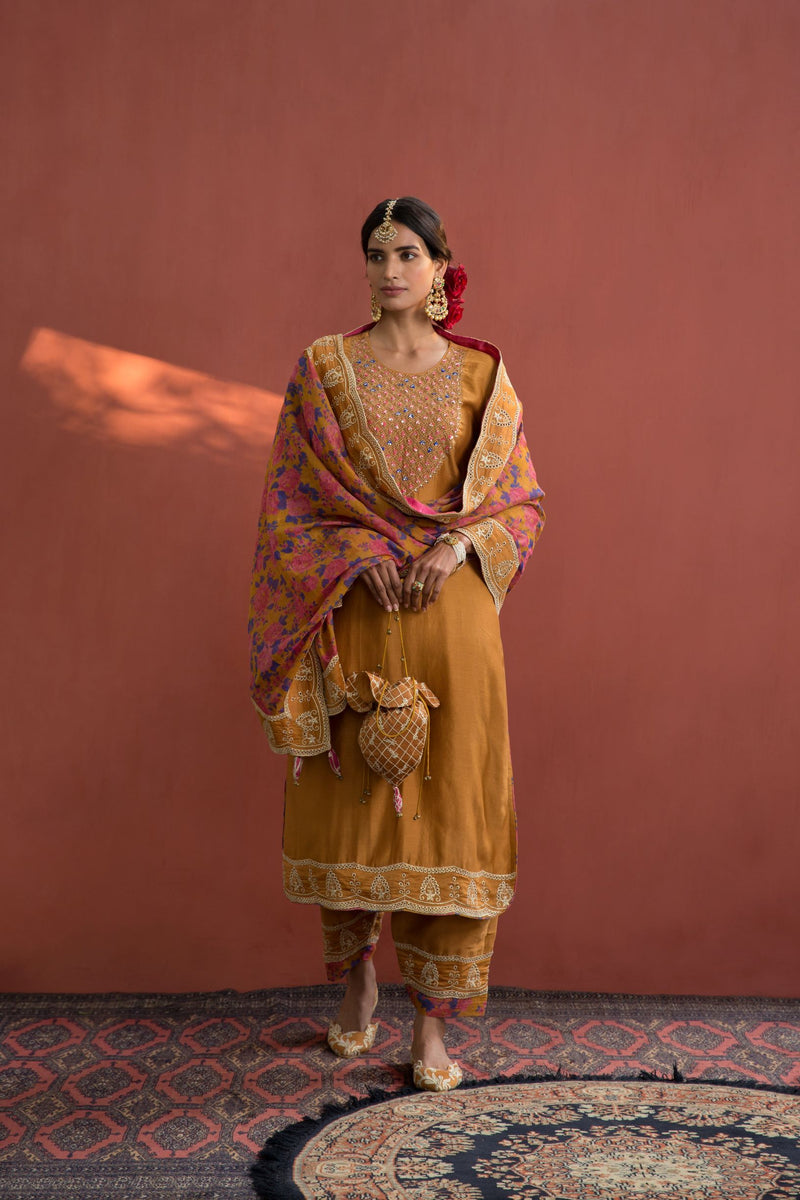 GULbahar- kurta, pant & dupatta Naaz By Noor 