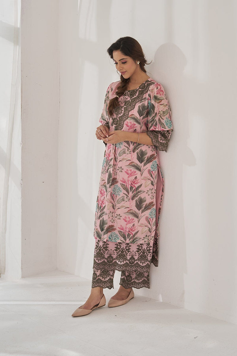 GULSHAN BAANO-set of 3( kurta,pant&dupatta) Naaz By Noor 