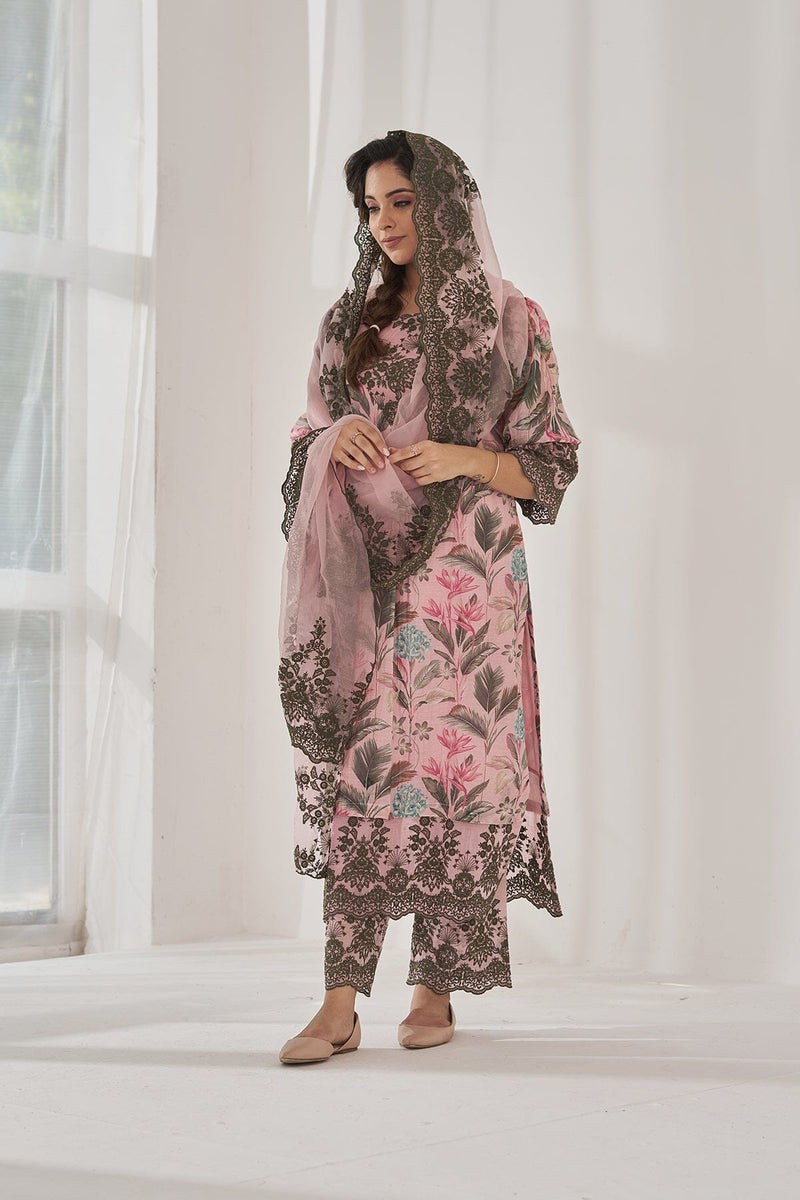 GULSHAN BAANO-set of 3( kurta,pant&dupatta) Naaz By Noor 