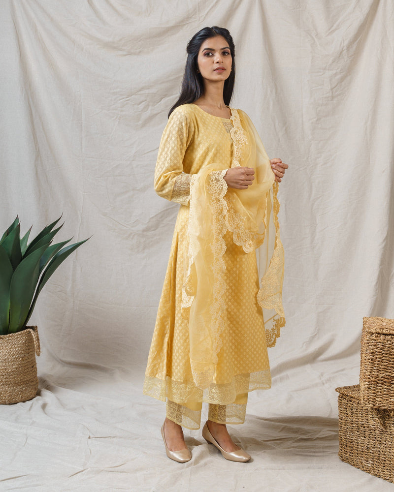 IRIS YELLOW ENSEMBLE - Naaz By Noor