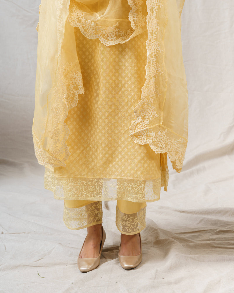 IRIS YELLOW ENSEMBLE - Naaz By Noor