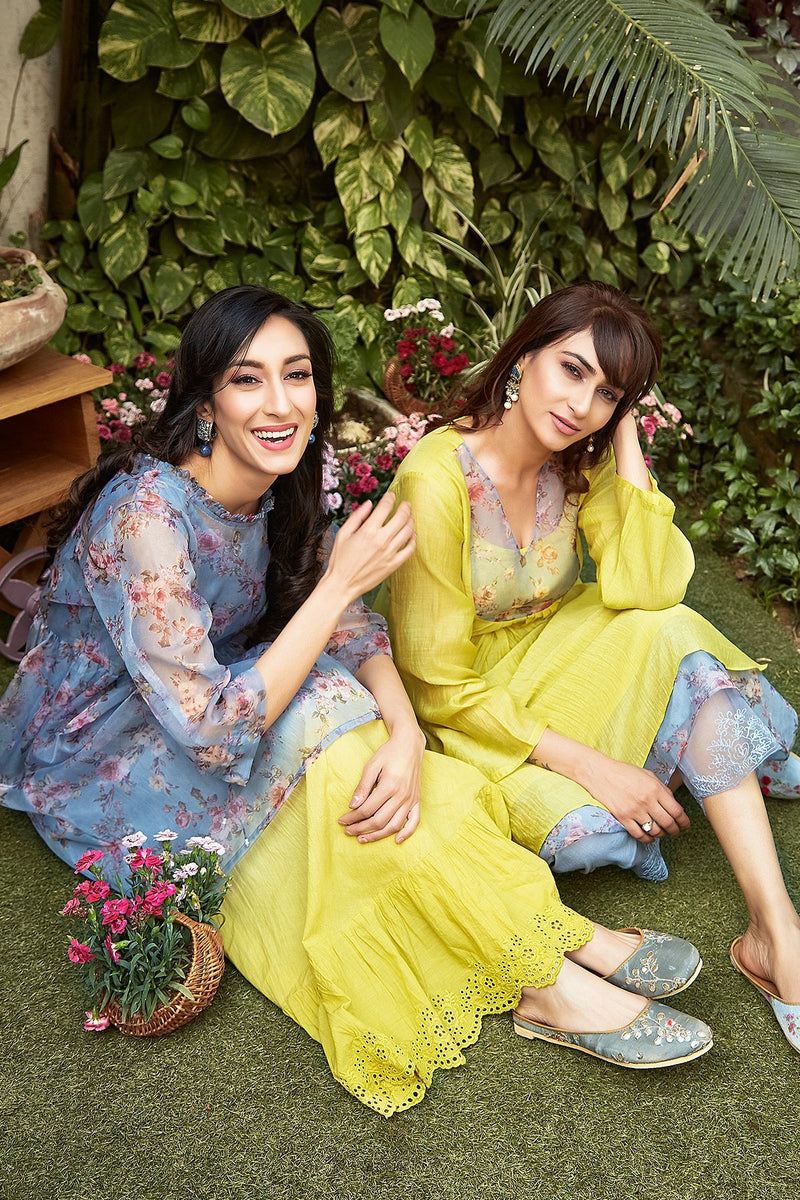 Kurta and Pant Set - Naaz By Noor