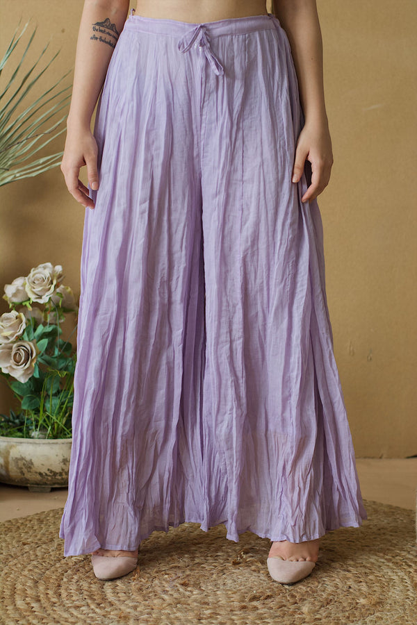 LILAC MUSK CRUSHED SHARARA - Naaz By Noor