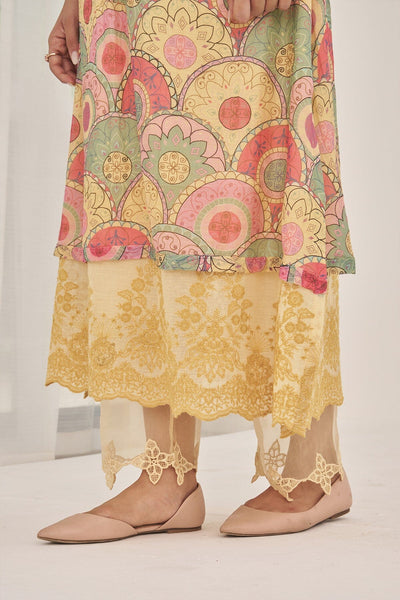 NOOR BAANO-set of 3(kurta, pant & dupatta) Naaz By Noor 