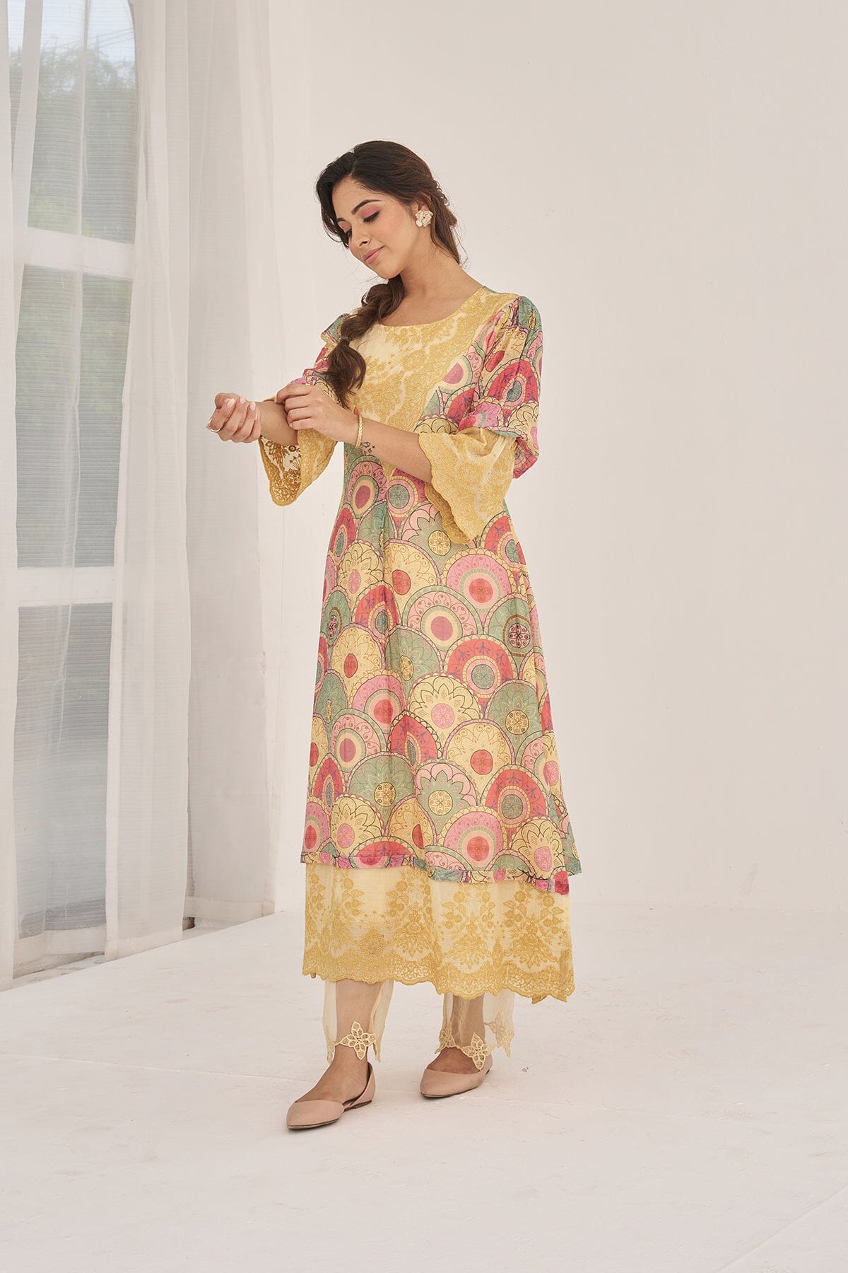 NOOR BAANO-set of 3(kurta, pant & dupatta) Naaz By Noor 