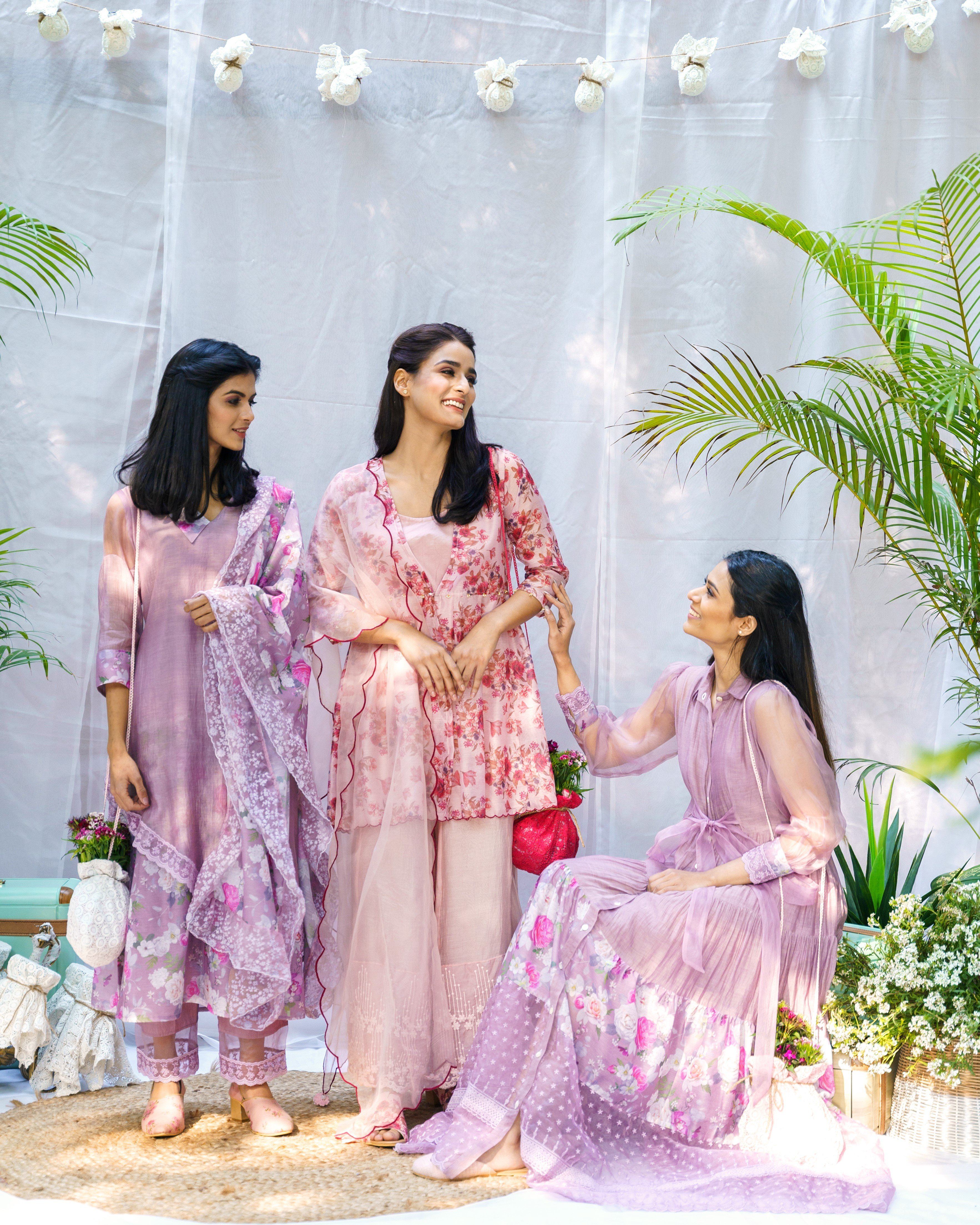 Opera Mauve dress - Naaz By Noor